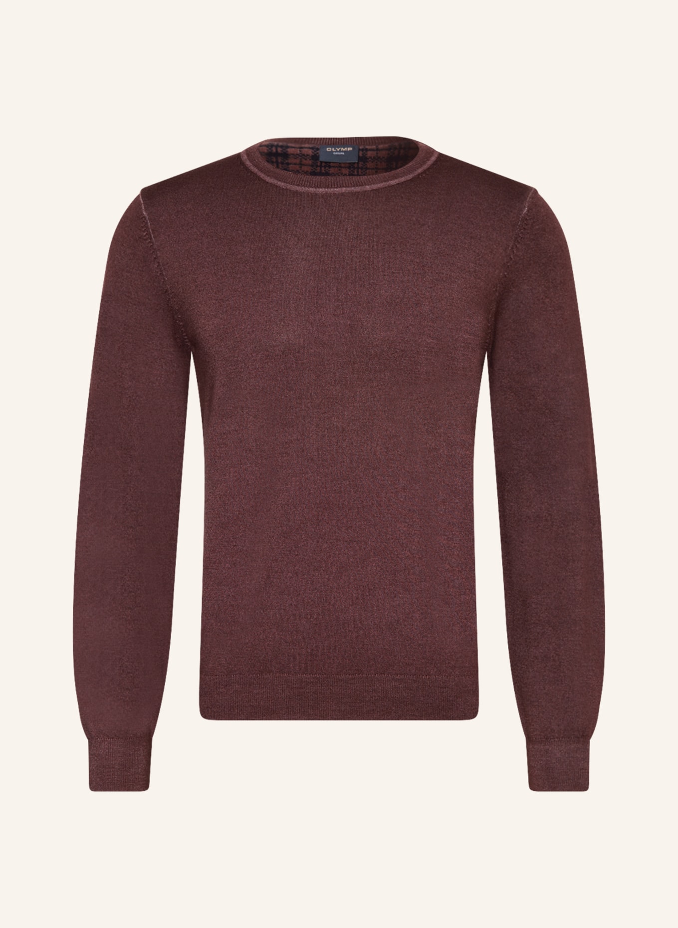 OLYMP Pullover: DUNKELROT