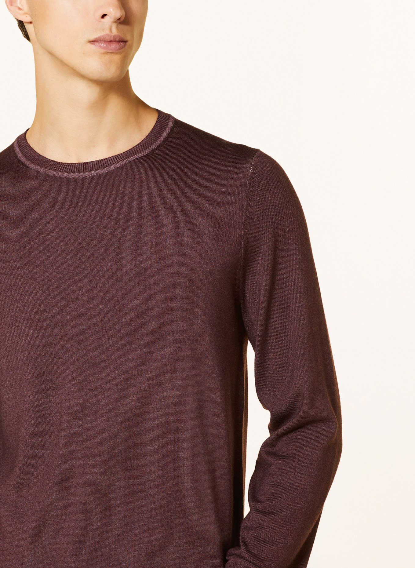 OLYMP Pullover: DUNKELROT