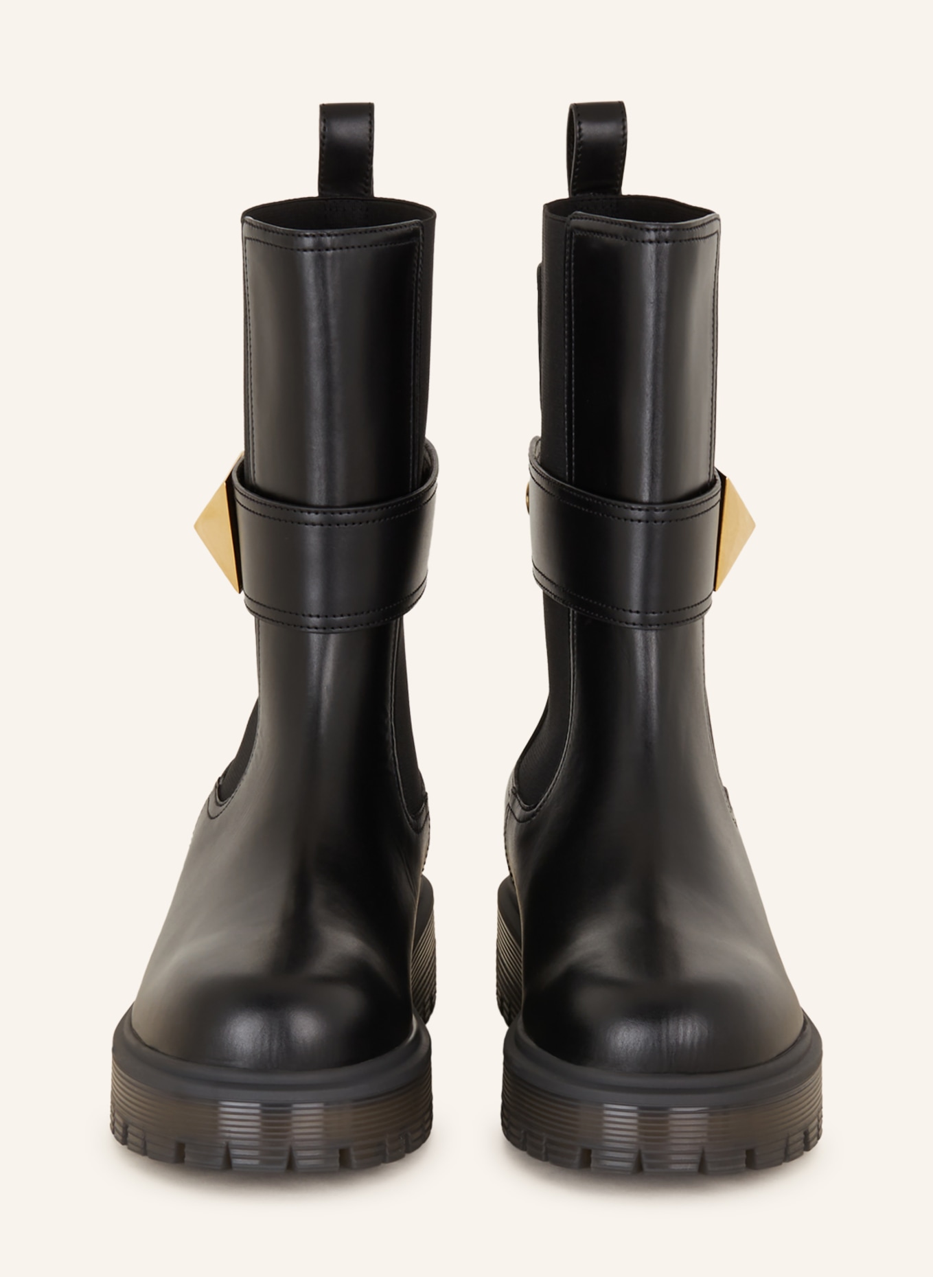 VALENTINO GARAVANI Chelsea boots ONE STUD, Color: BLACK (Image 3)