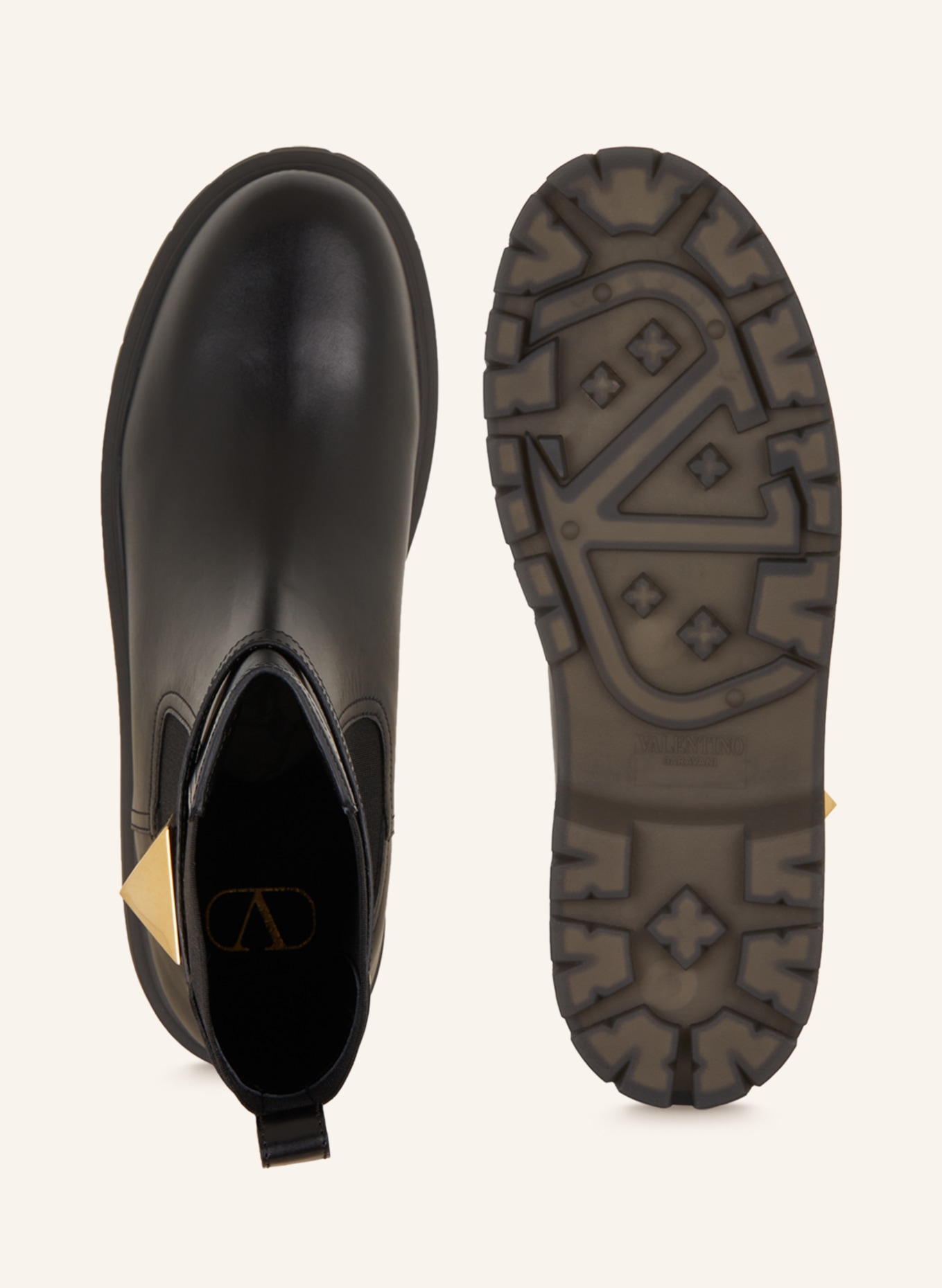 VALENTINO GARAVANI Chelsea boots ONE STUD, Color: BLACK (Image 5)