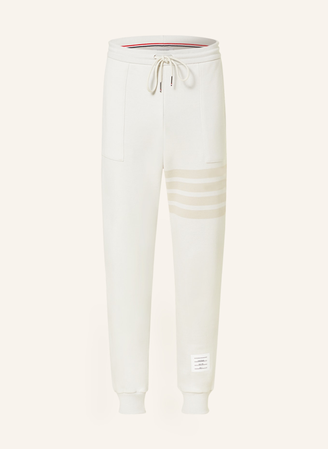 THOM BROWNE. Sweatpants, Color: WHITE (Image 1)