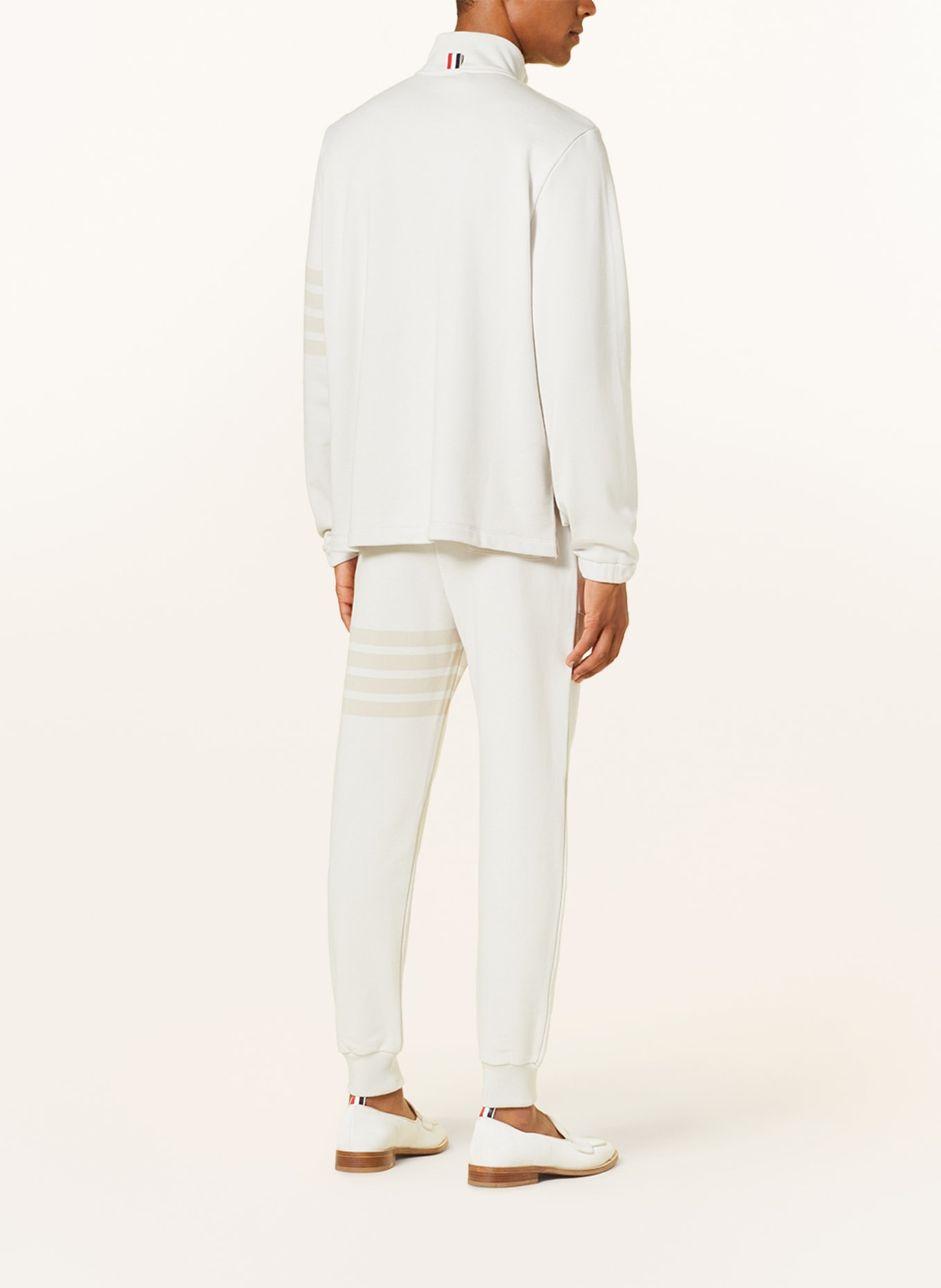THOM BROWNE. Sweatpants, Color: WHITE (Image 3)