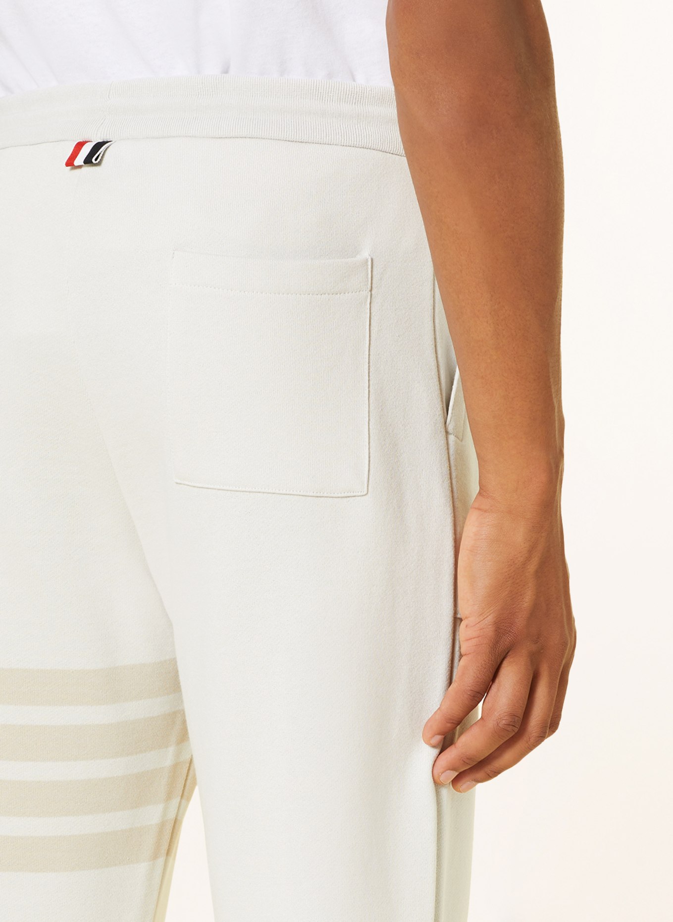 THOM BROWNE. Sweatpants, Color: WHITE (Image 6)
