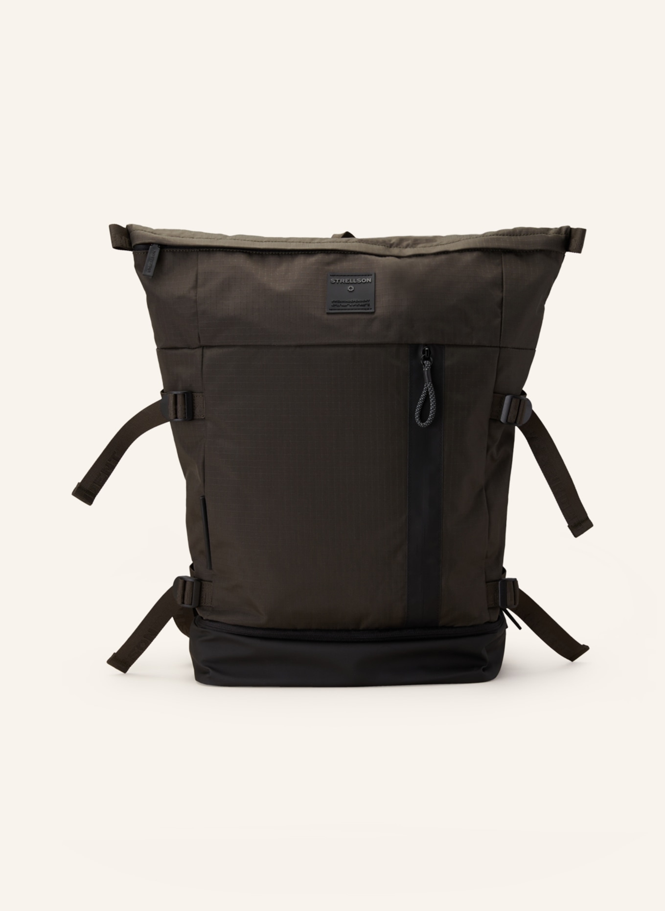 STRELLSON Backpack NORTHWOOD SEBASTIAN, Color: KHAKI/ BLACK (Image 1)
