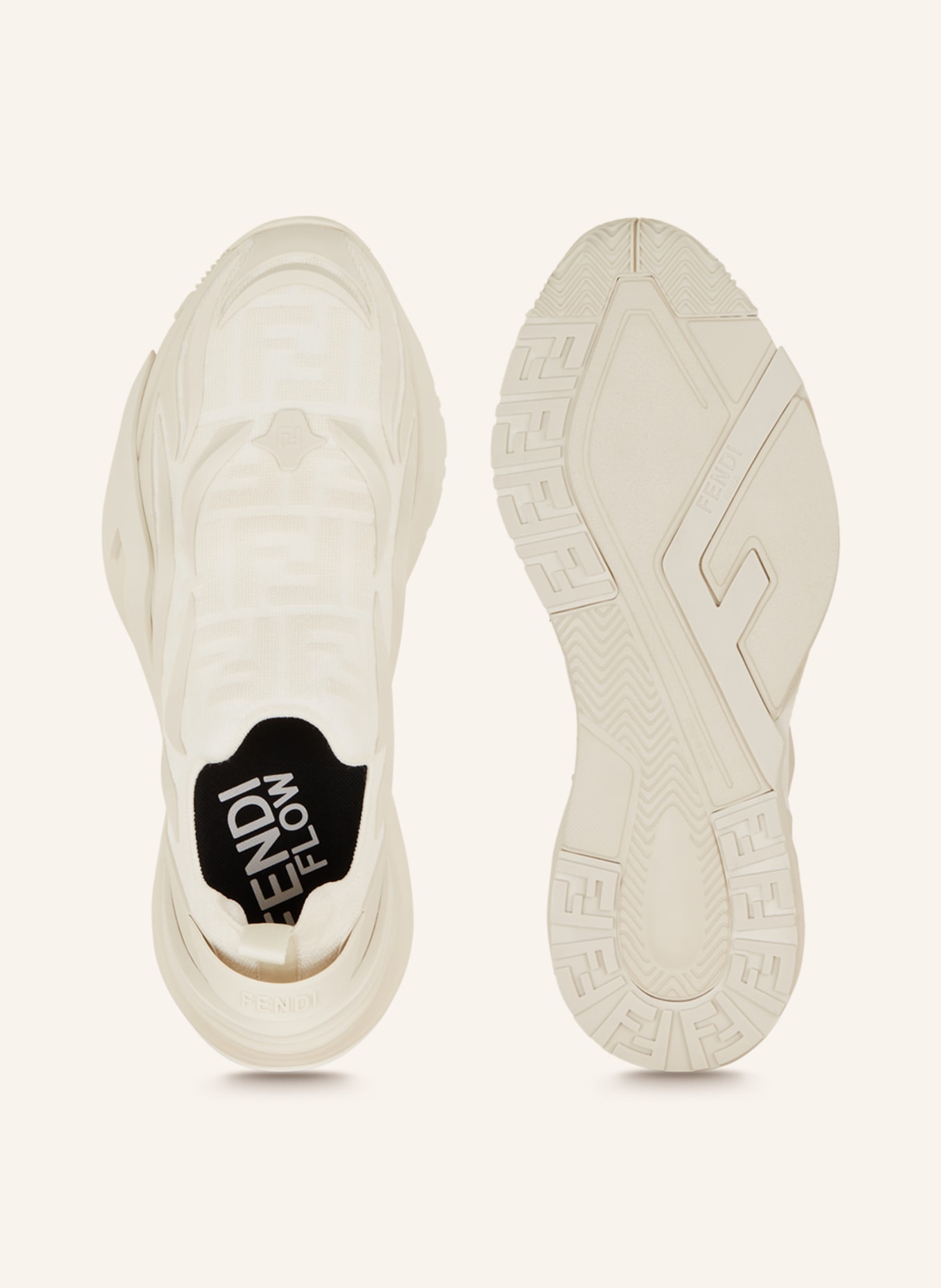 FENDI Slip-on sneakers FLOW, Color: WHITE (Image 5)