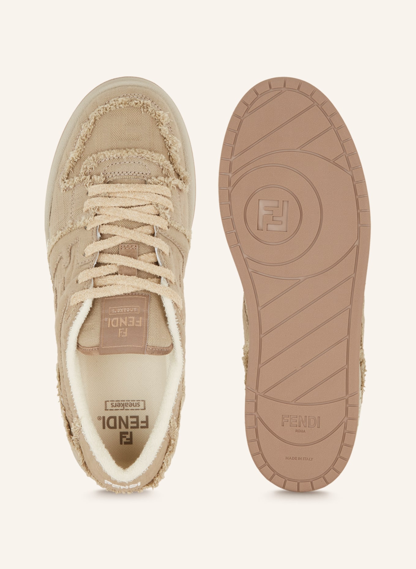 FENDI Sneakers MATCH, Color: BEIGE (Image 5)
