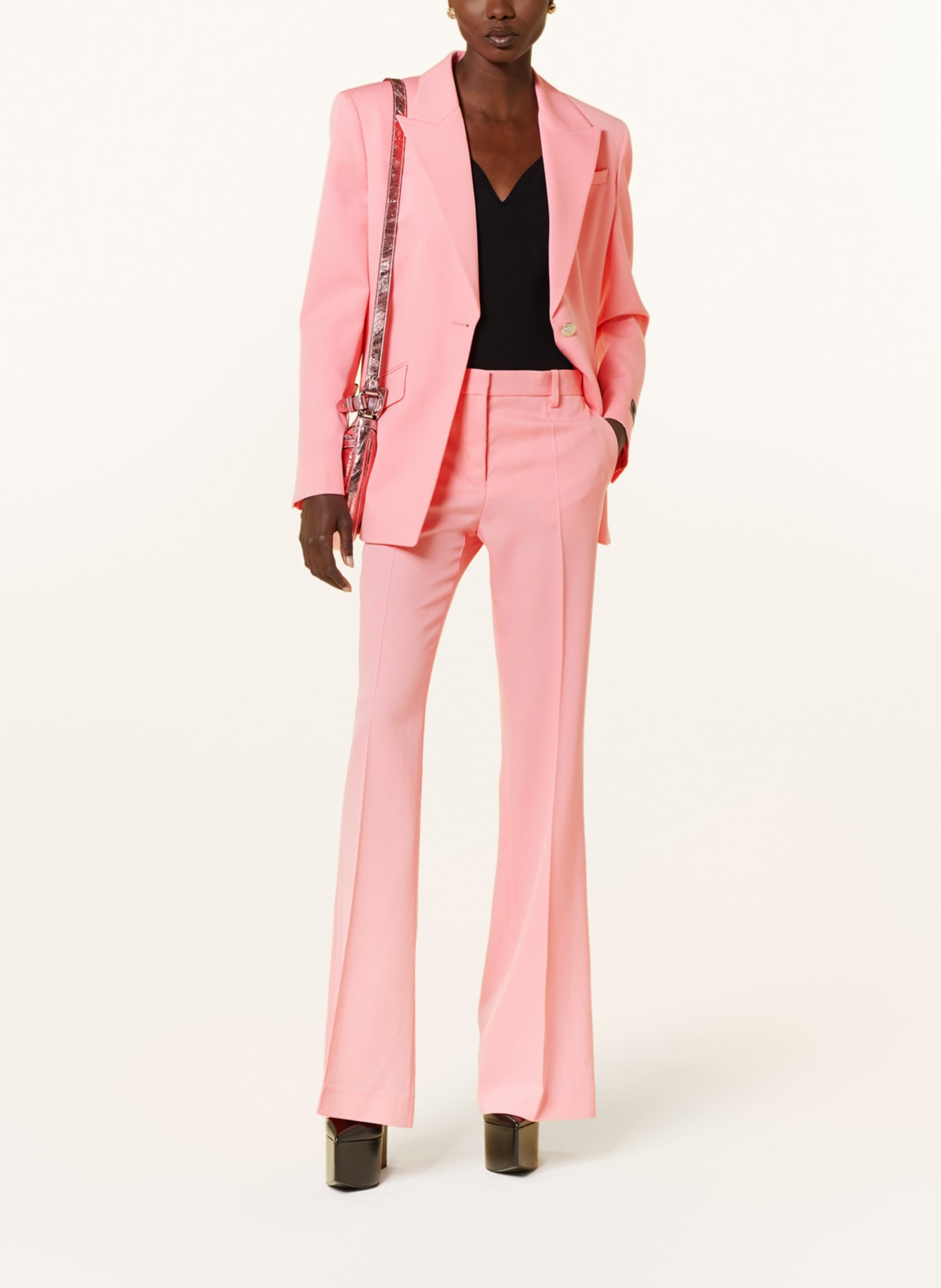 VERSACE Bootcut trousers, Color: PINK (Image 2)