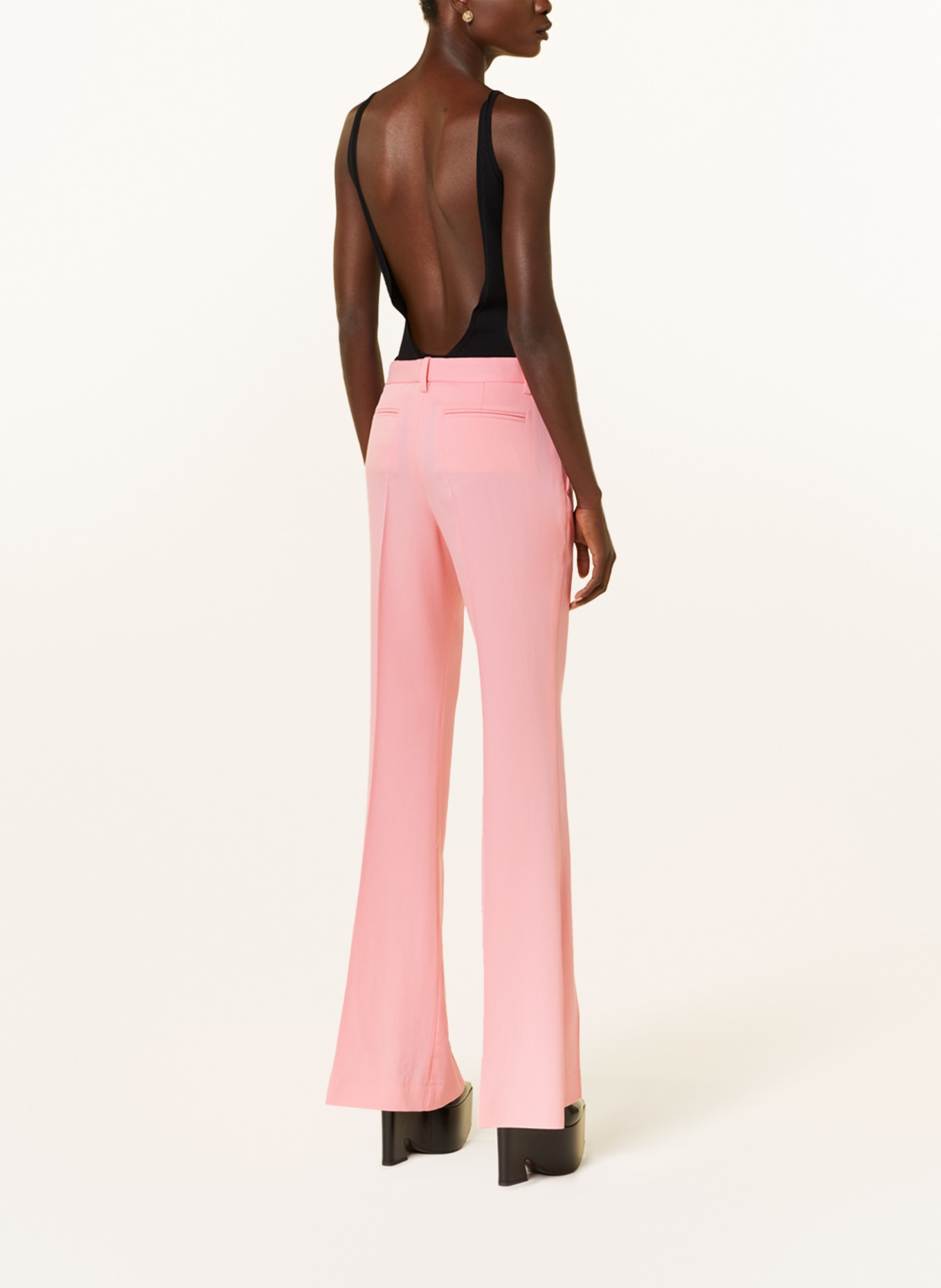 VERSACE Bootcut trousers, Color: PINK (Image 3)