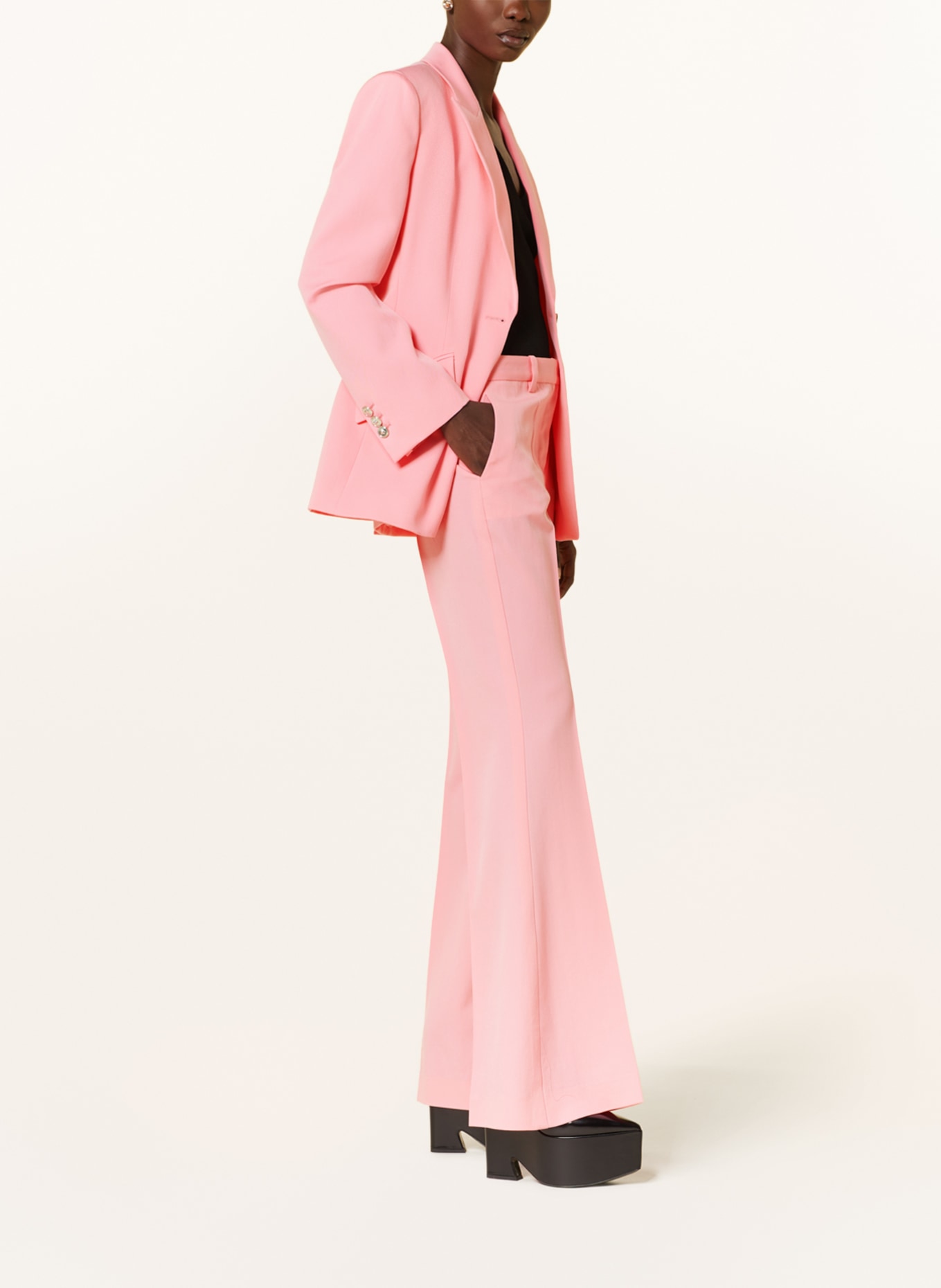 VERSACE Bootcut trousers, Color: PINK (Image 4)