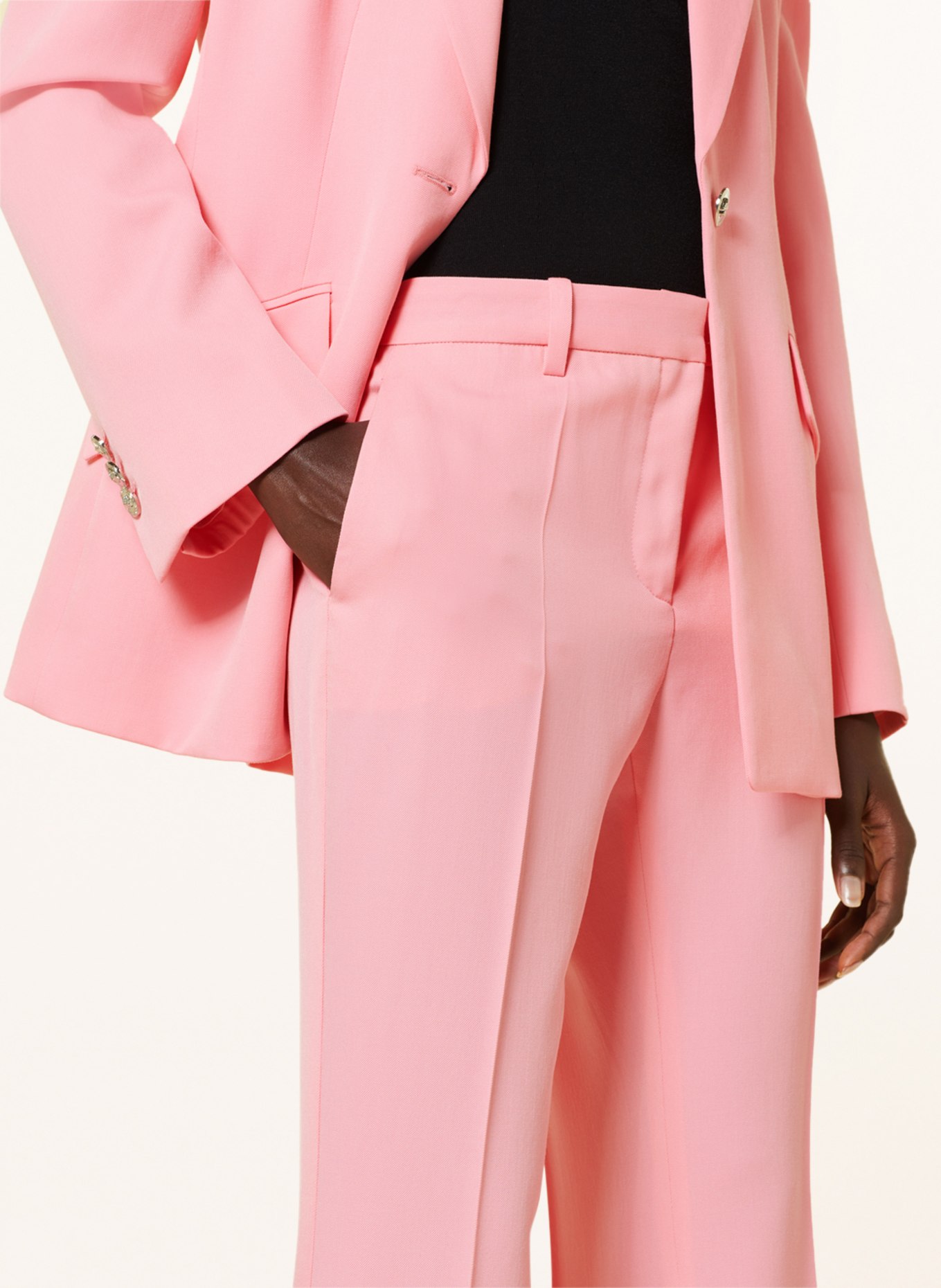 VERSACE Bootcut trousers, Color: PINK (Image 5)