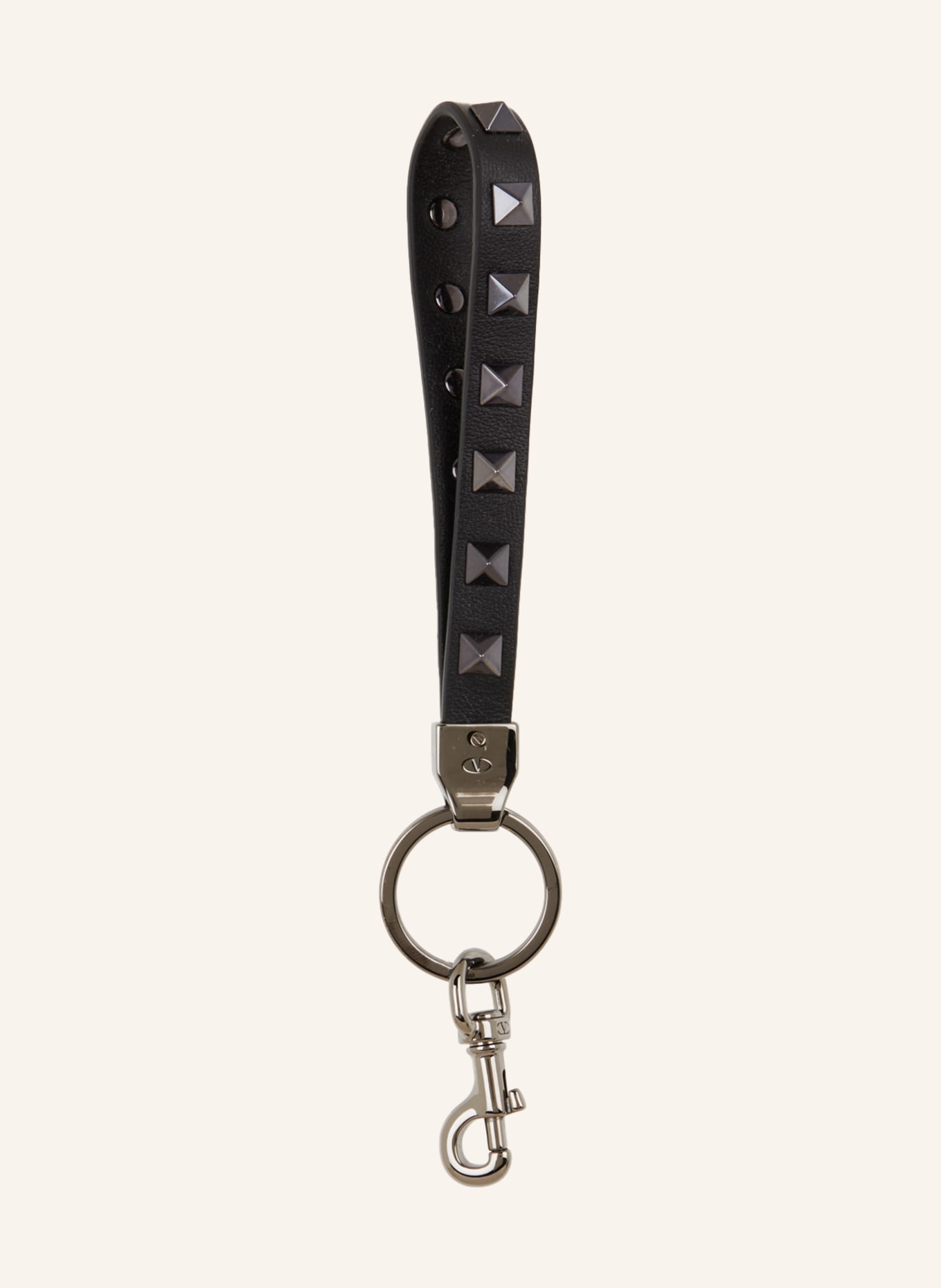 VALENTINO GARAVANI Key ring ROCKSTUD, Color: BLACK (Image 2)