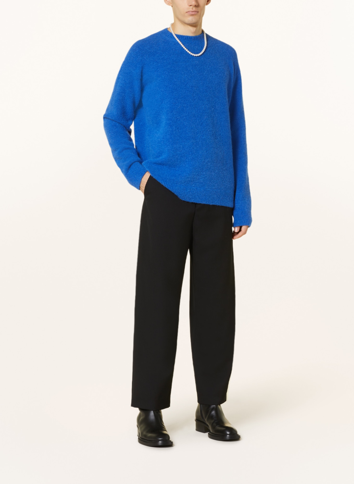 RÓHE Sweater with alpaca, Color: BLUE (Image 2)