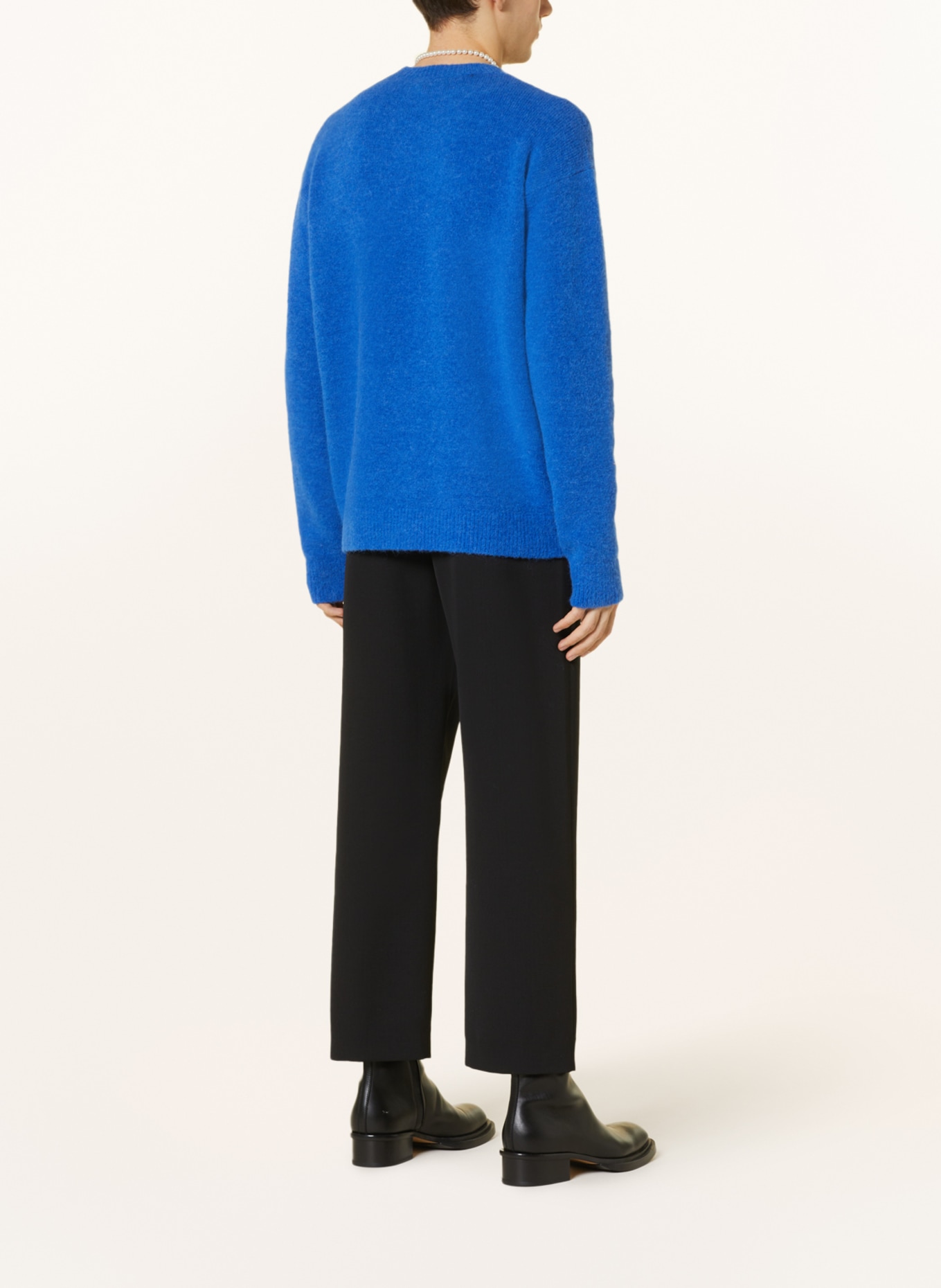 RÓHE Sweater with alpaca, Color: BLUE (Image 3)