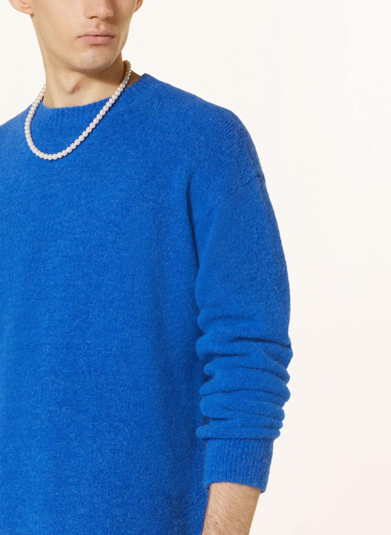 RÓHE Sweater with alpaca, Color: BLUE (Image 4)