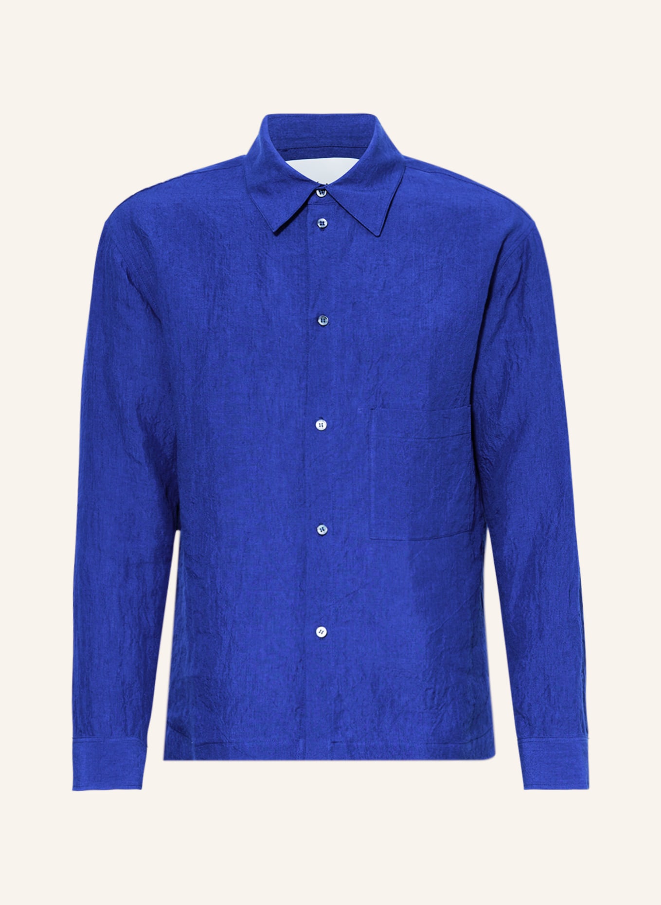 RÓHE Linen shirt comfort fit, Color: BLUE (Image 1)