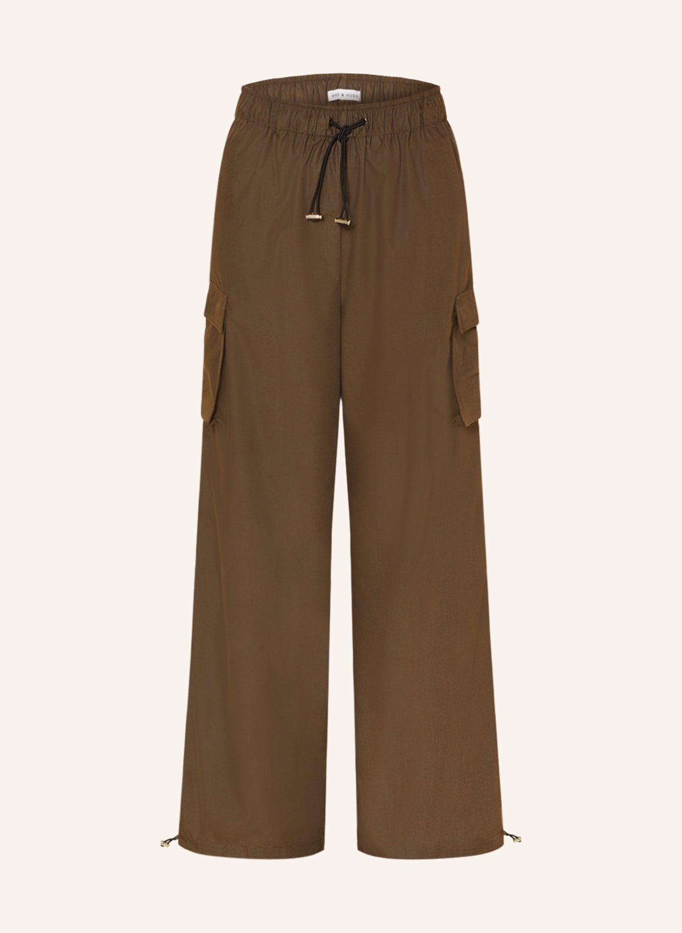 MRS & HUGS Cargo pants, Color: DARK BROWN (Image 1)