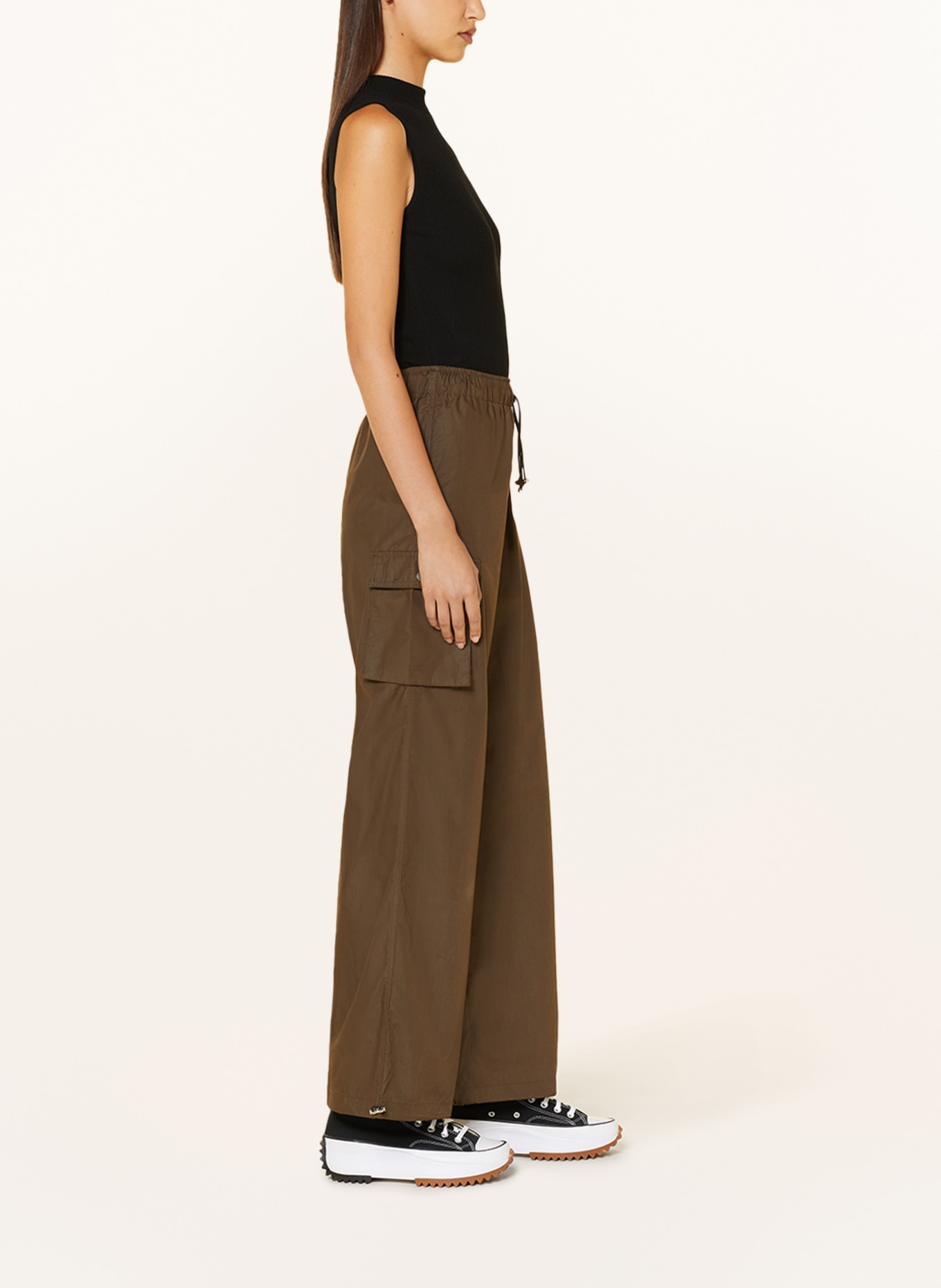 MRS & HUGS Cargo pants, Color: DARK BROWN (Image 4)