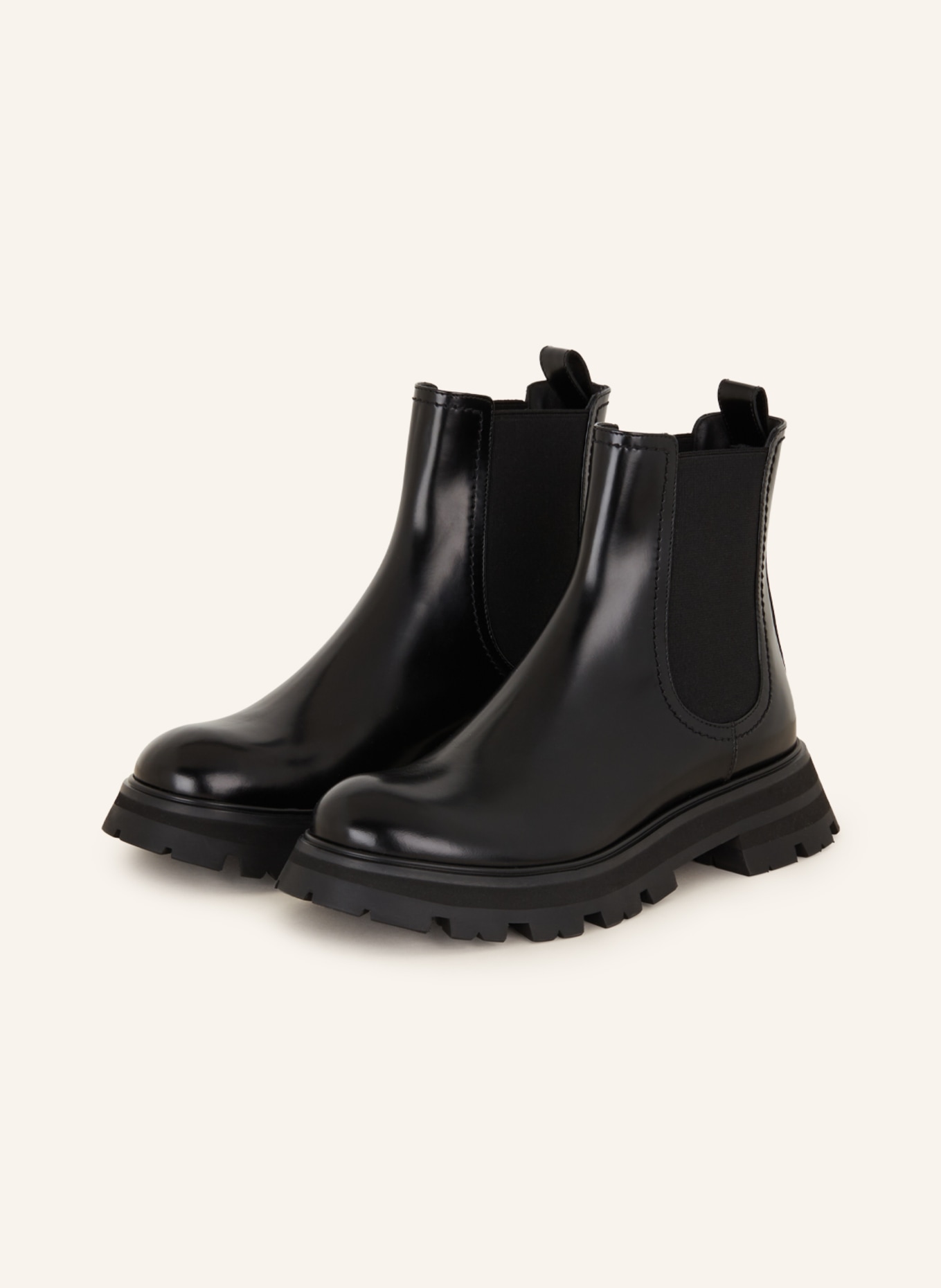 Alexander McQUEEN Chelsea boots, Color: BLACK (Image 1)