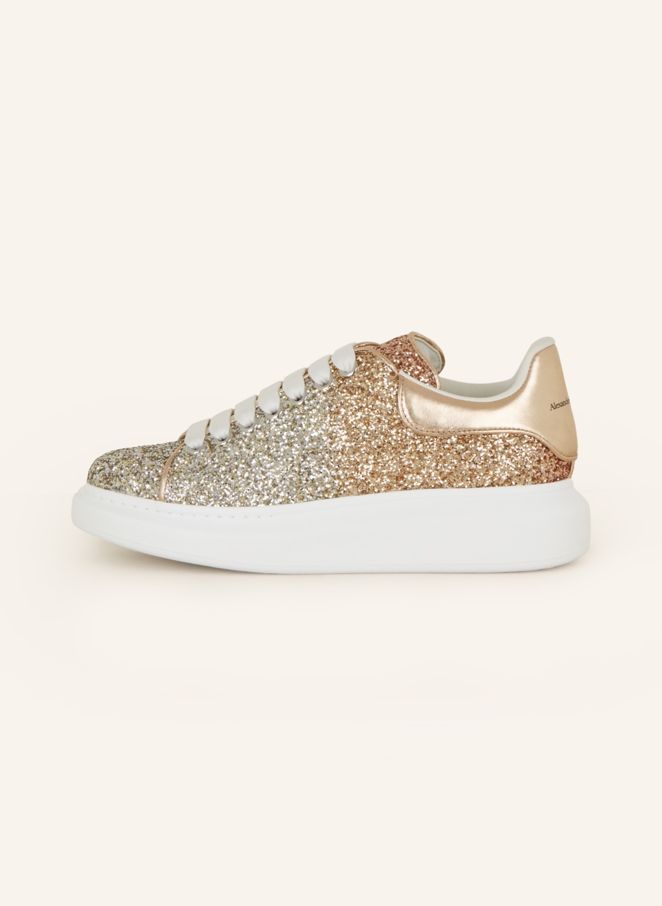 Alexander McQUEEN Sneakers with sequins, Color: ROSE/ SILVER (Image 4)