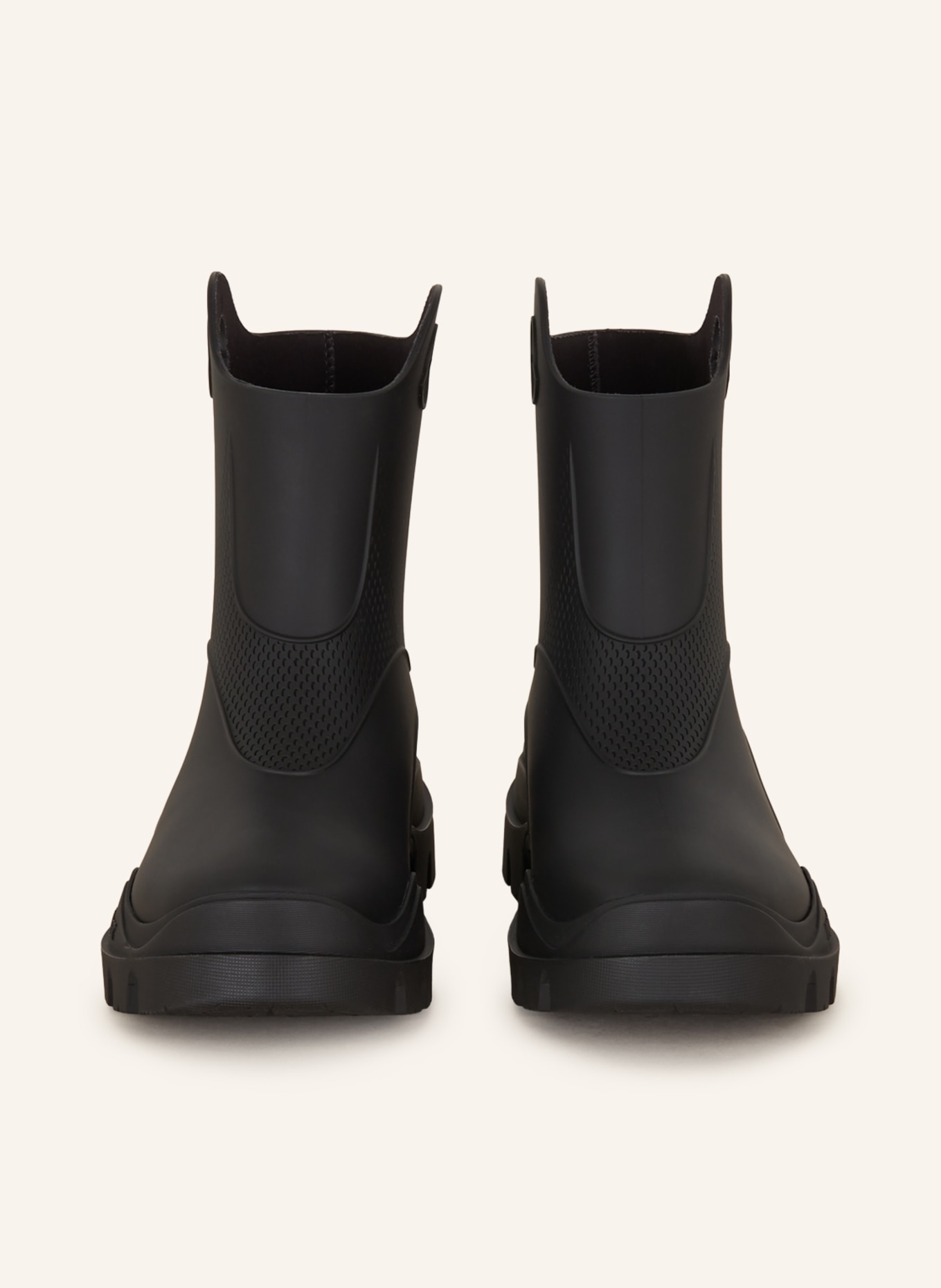 MONCLER Botki gumowe MISTY: CZARNY