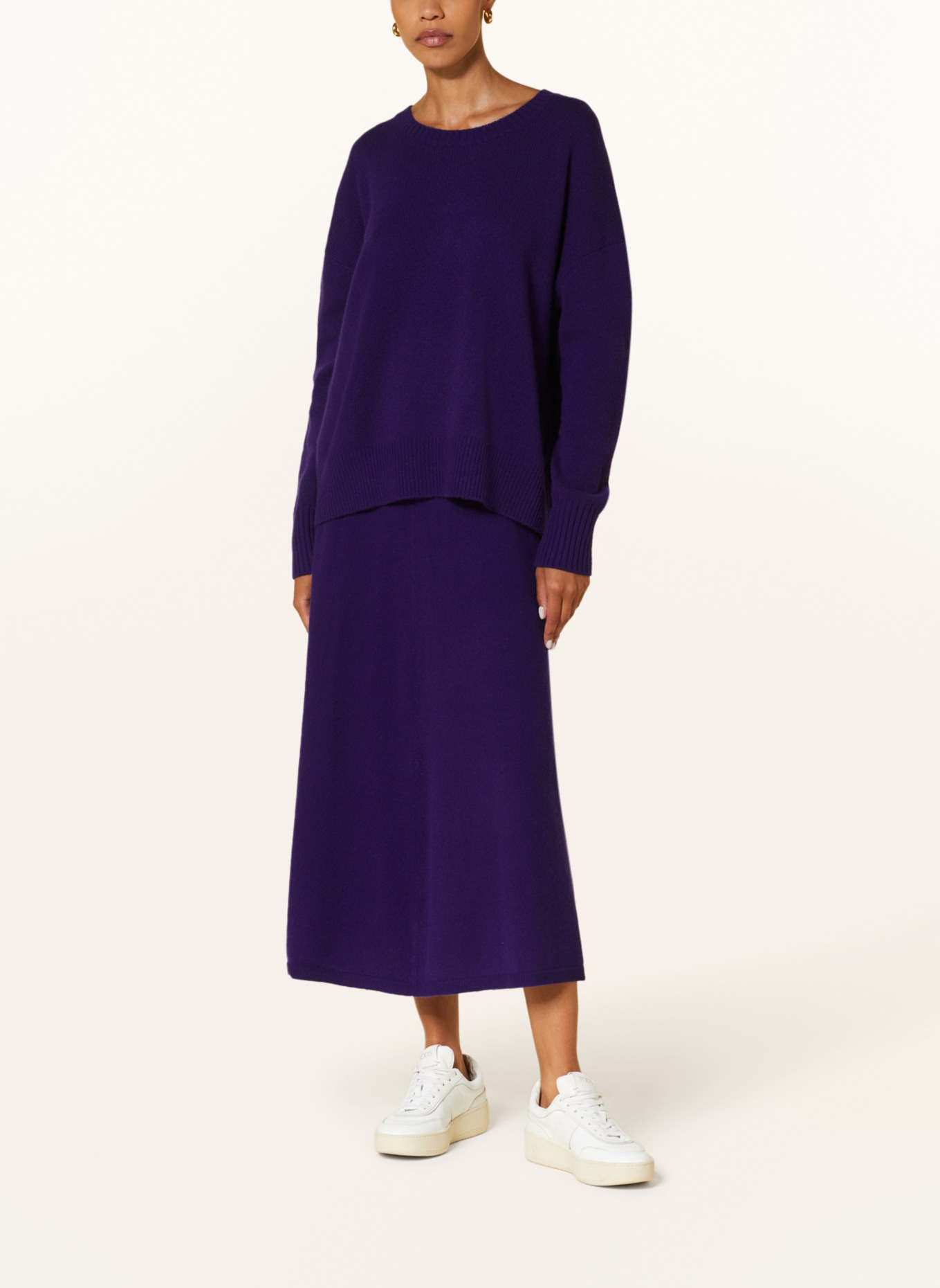 (THE MERCER) N.Y. Cashmere sweater, Color: PURPLE (Image 2)