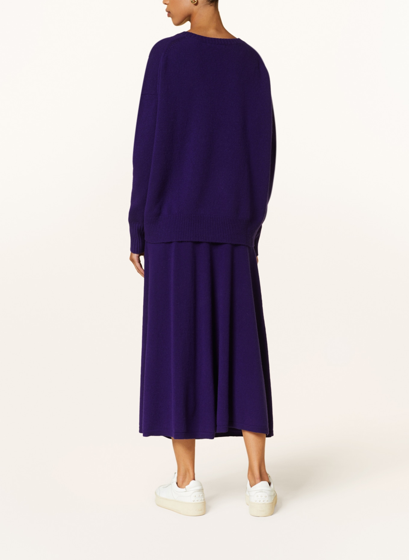 (THE MERCER) N.Y. Cashmere sweater, Color: PURPLE (Image 3)