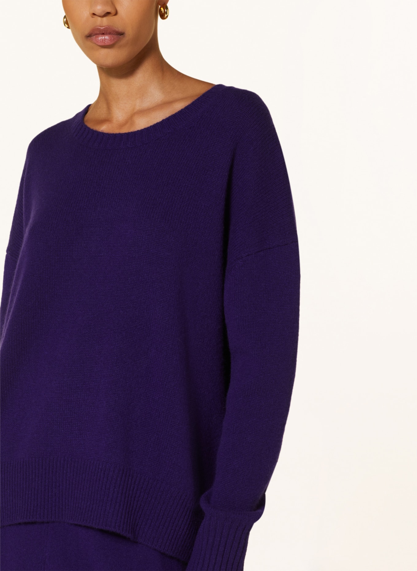 (THE MERCER) N.Y. Cashmere sweater, Color: PURPLE (Image 4)