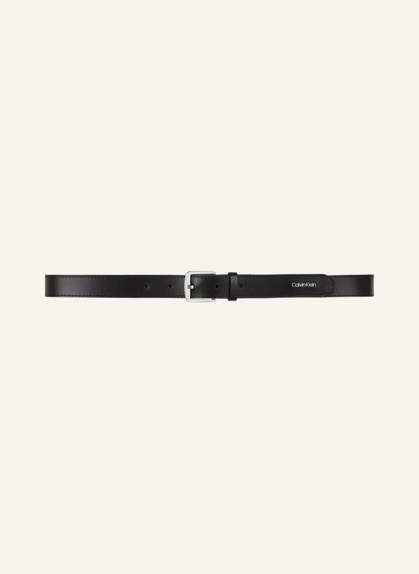Calvin Klein Leather belt, Color: BLACK (Image 2)