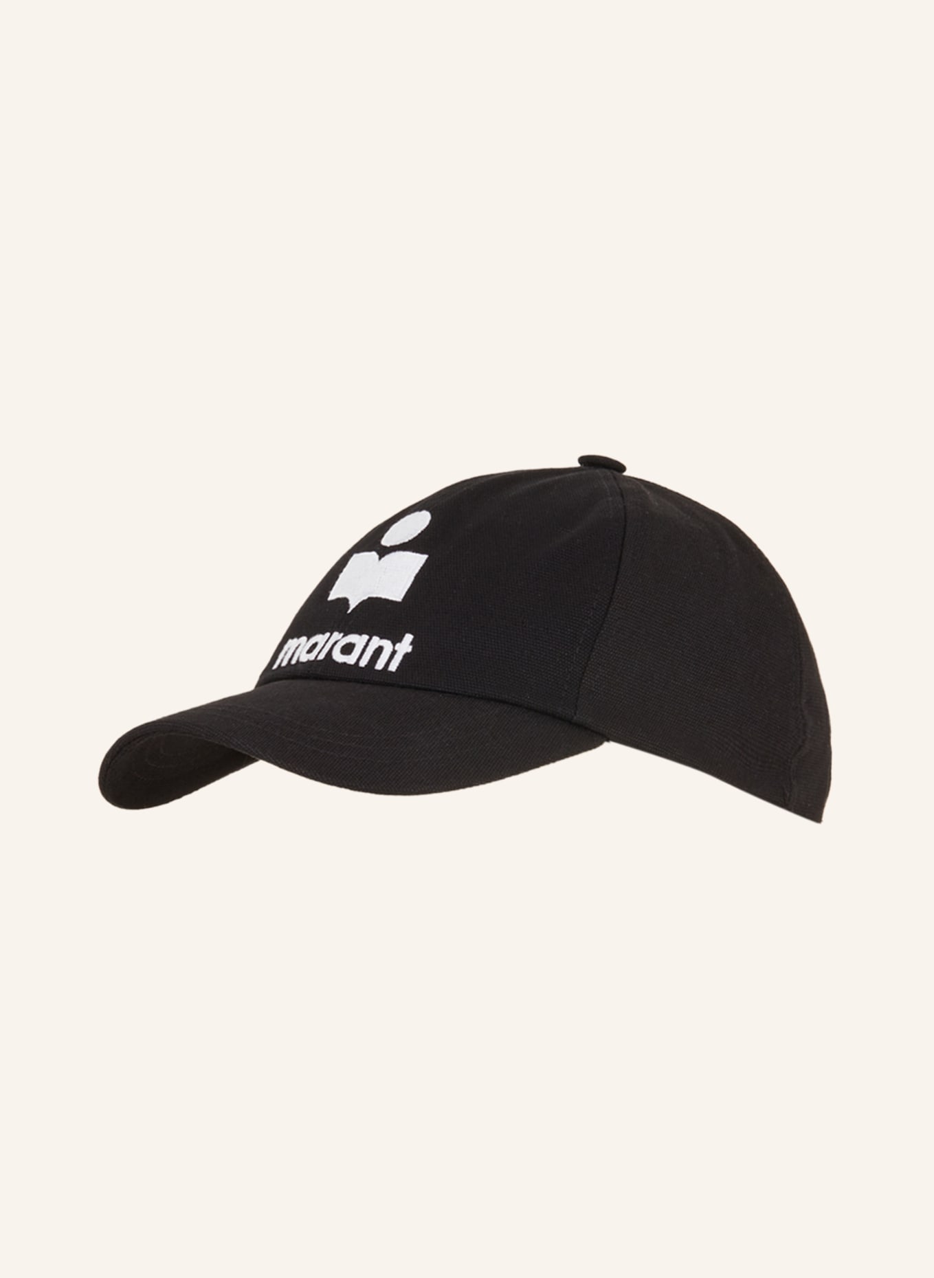 ISABEL MARANT Cap TYRON: SCHWARZ / ECRU