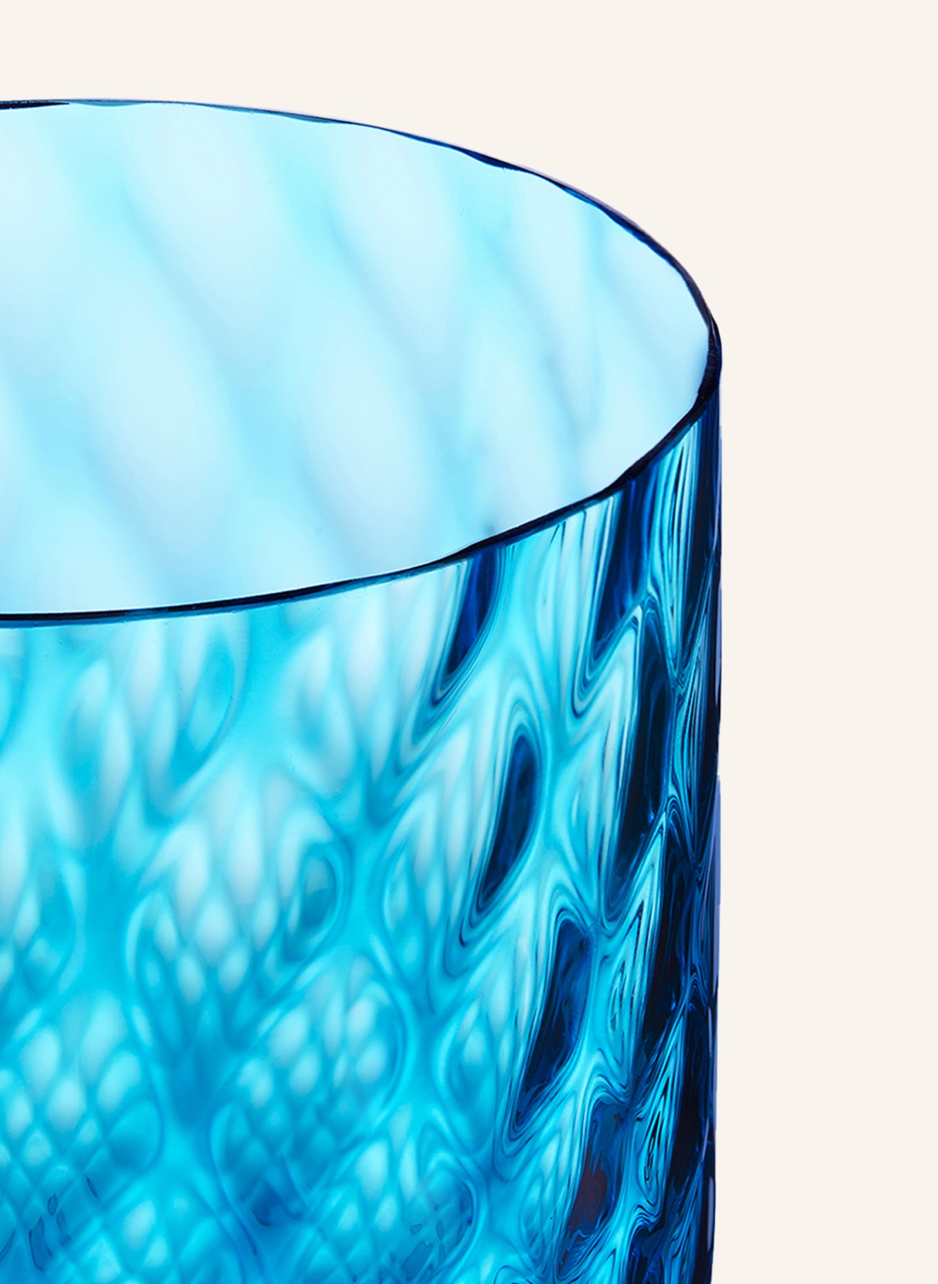 DOLCE & GABBANA CASA Weinglas CARRETTO: HELLBLAU / BLAU / ROT