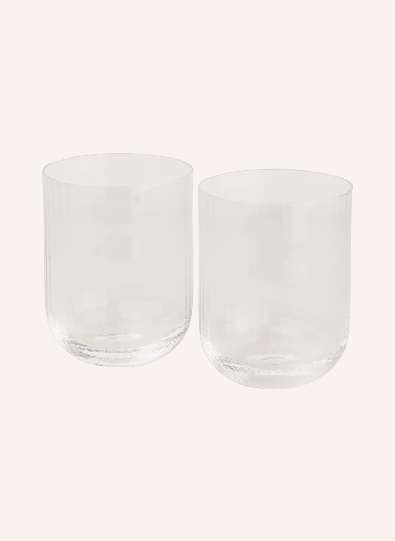 DOLCE & GABBANA CASA Set of 2 drinking glasses CARRETTO, Color: WHITE (Image 1)
