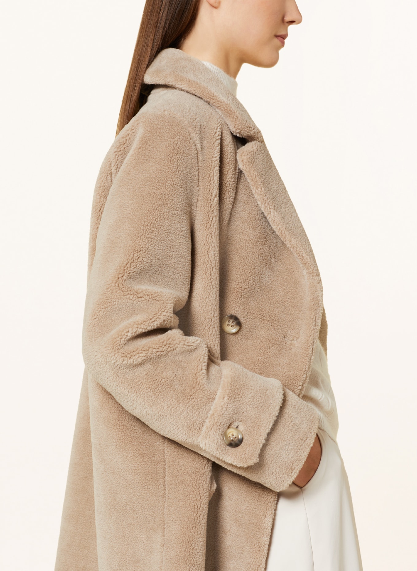 BEAUMONT Teddy coat, Color: BEIGE (Image 5)