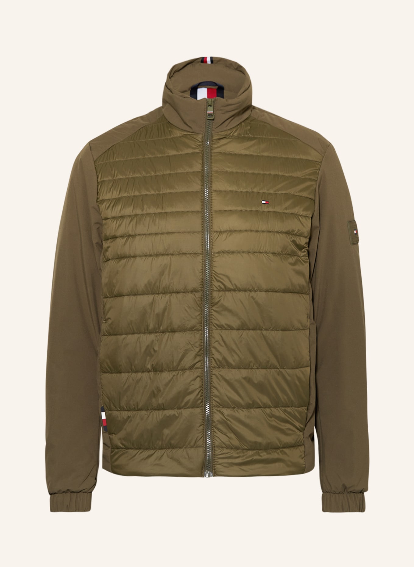 TOMMY HILFIGER Quilted jacket, Color: OLIVE (Image 1)