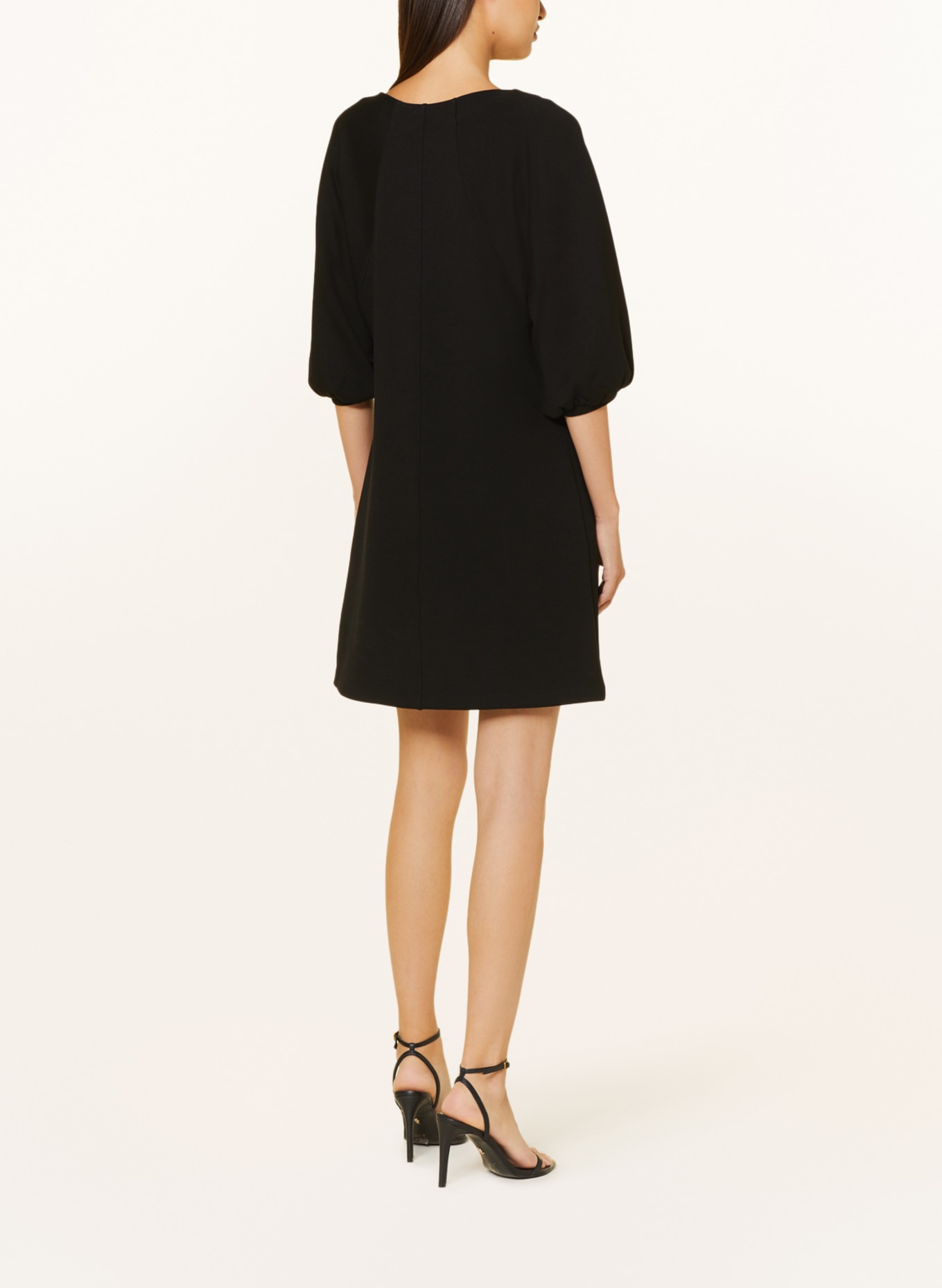 RIANI Jersey dress with 3/4 sleeves, Color: BLACK (Image 3)