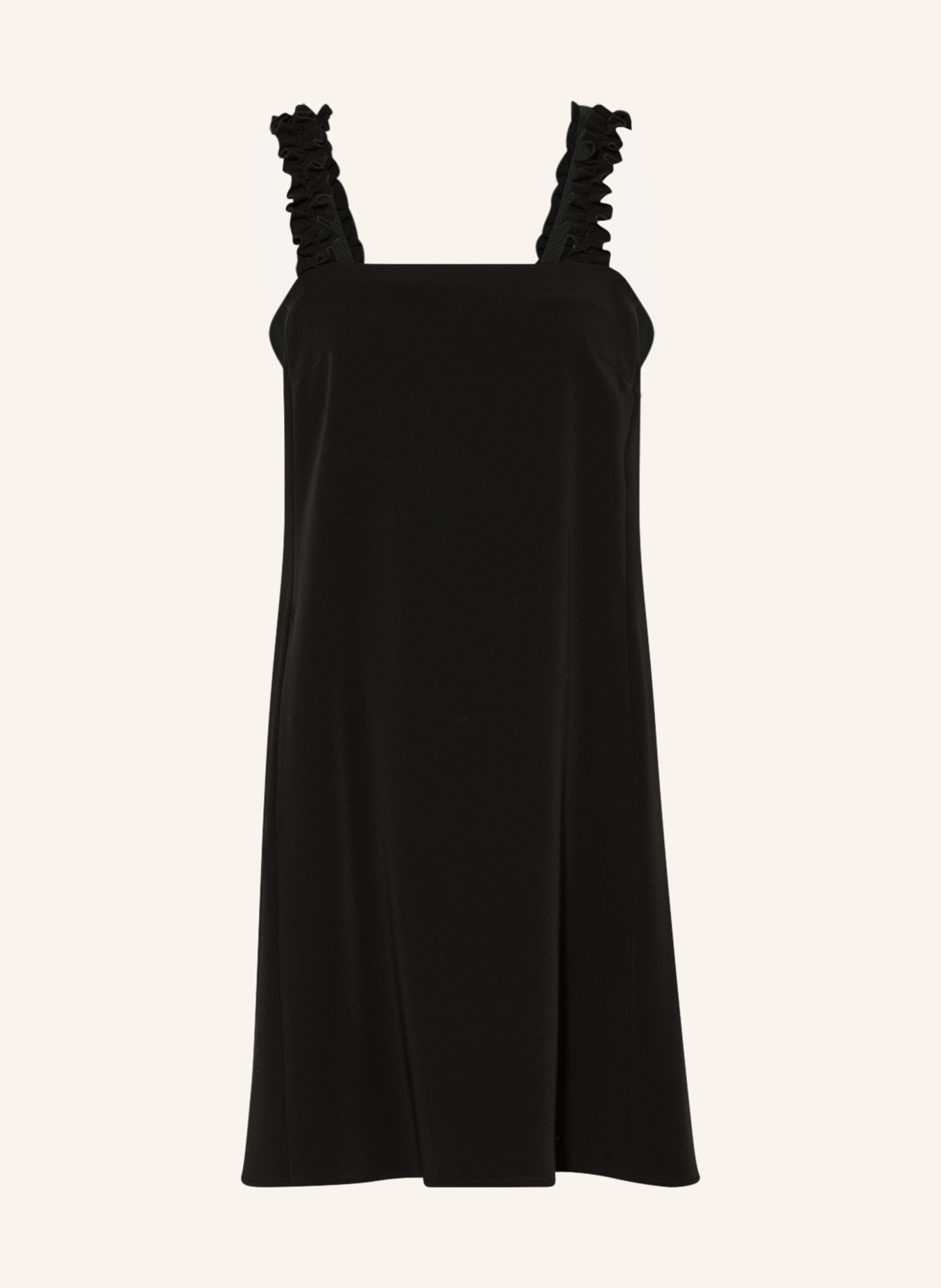 RIANI Jersey dress with ruffles, Color: BLACK (Image 1)