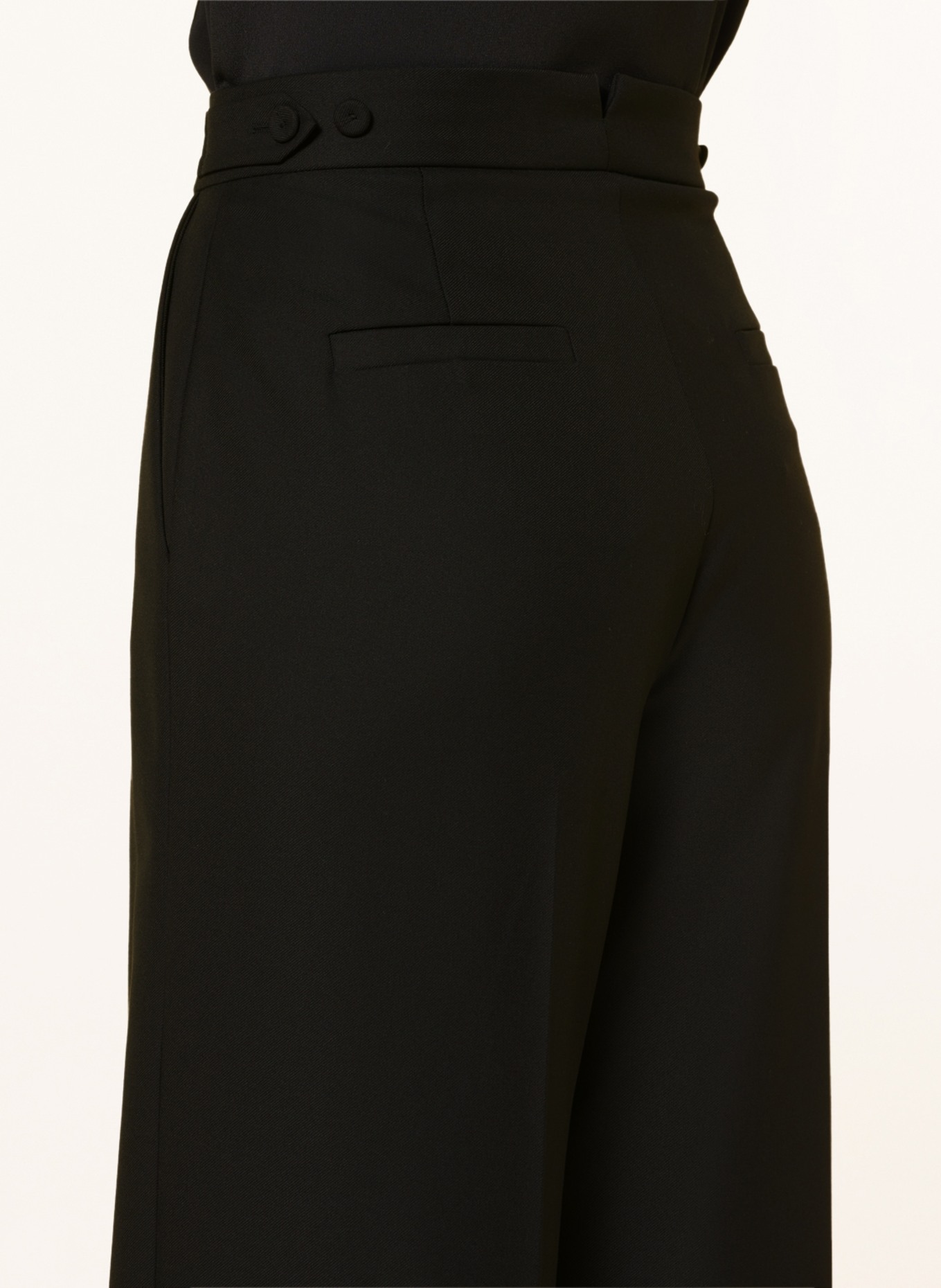 RIANI Wide leg trousers, Color: BLACK (Image 5)