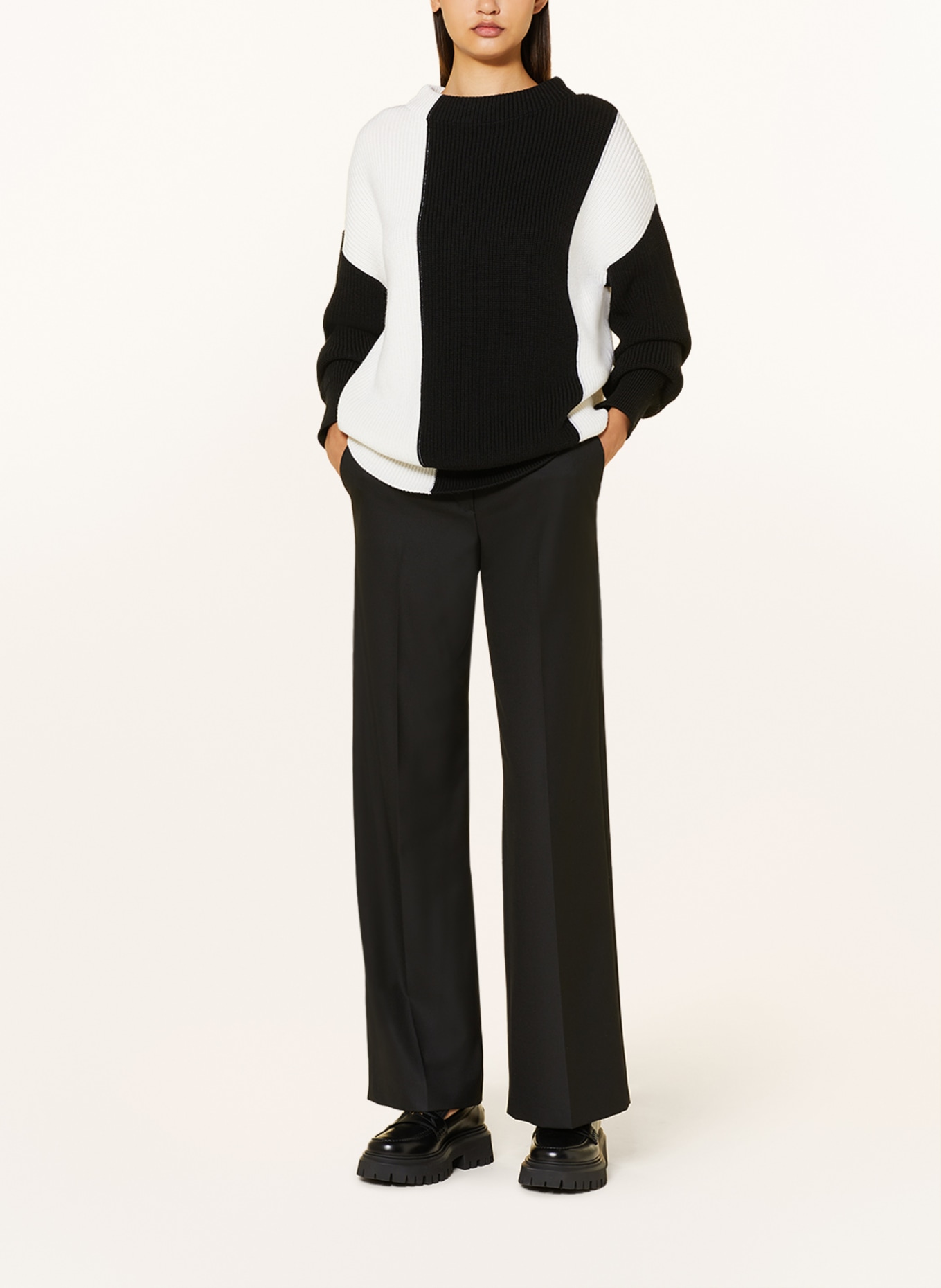 RIANI Pullover, Farbe: SCHWARZ/ WEISS (Bild 2)