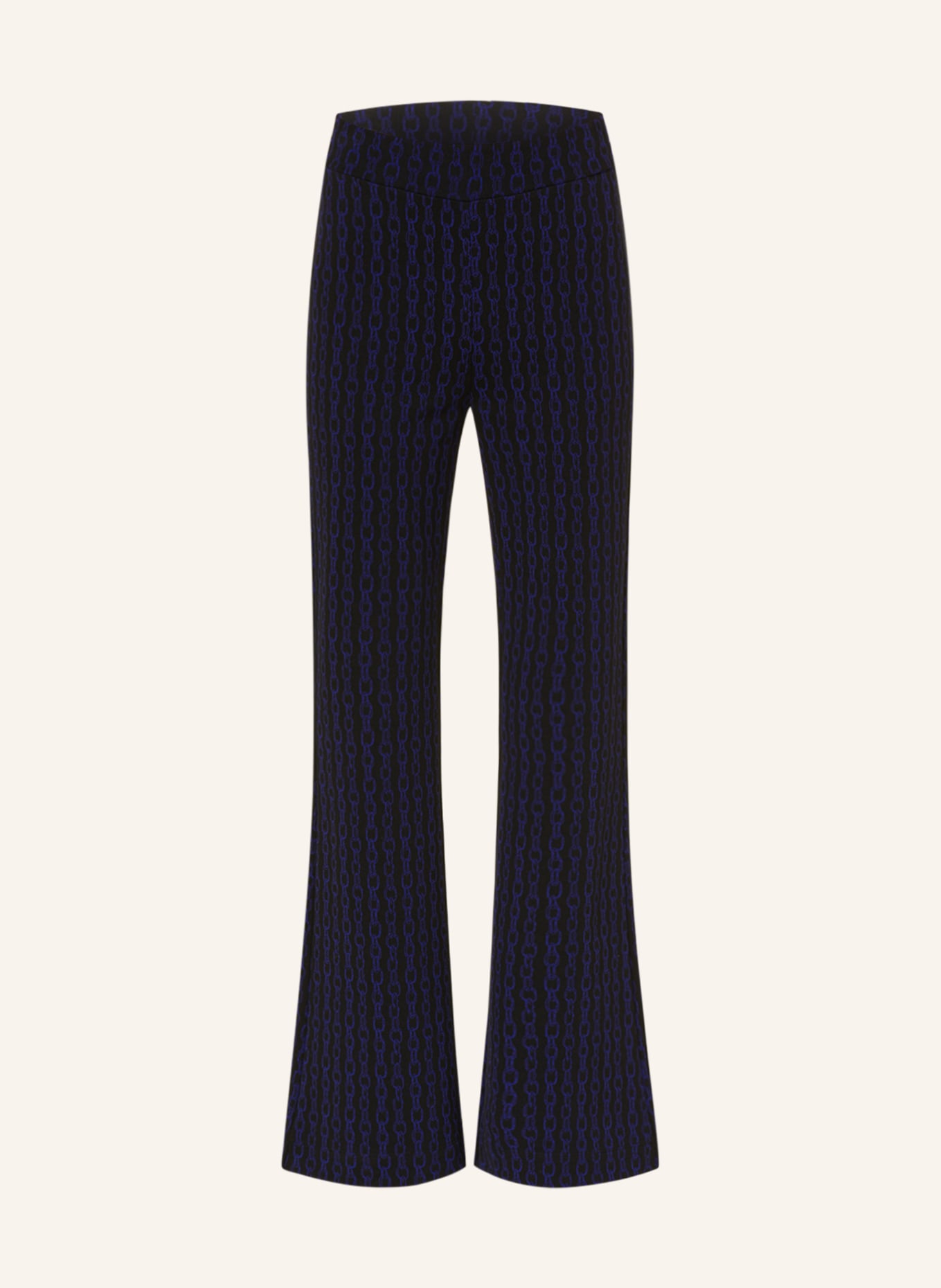 RIANI Knit trousers, Color: BLACK/ BLUE (Image 1)