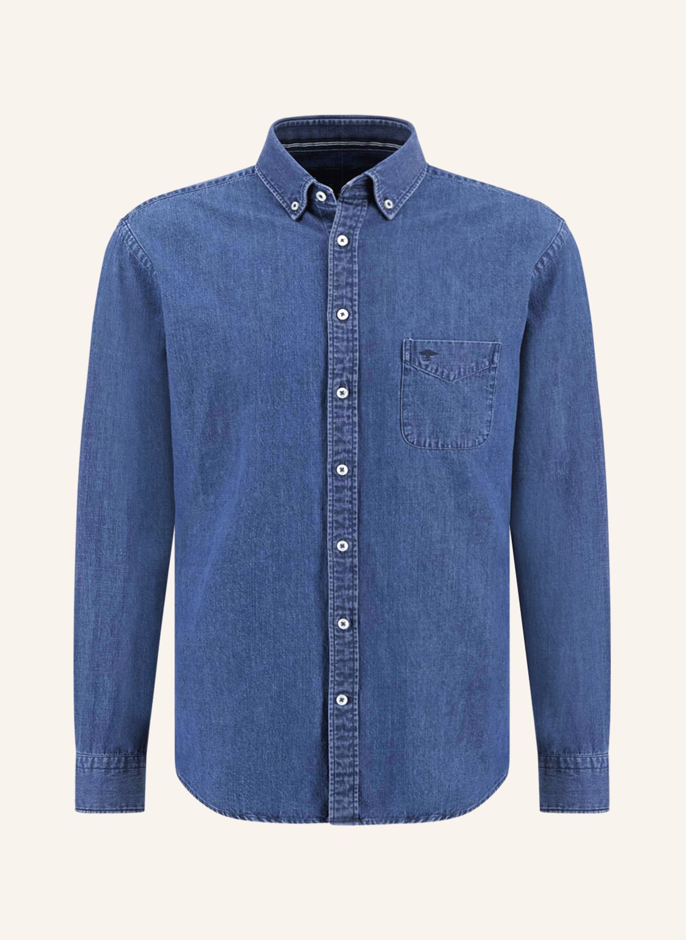 FYNCH-HATTON Denim shirt slim fit, Color: 603 wave (Image 1)