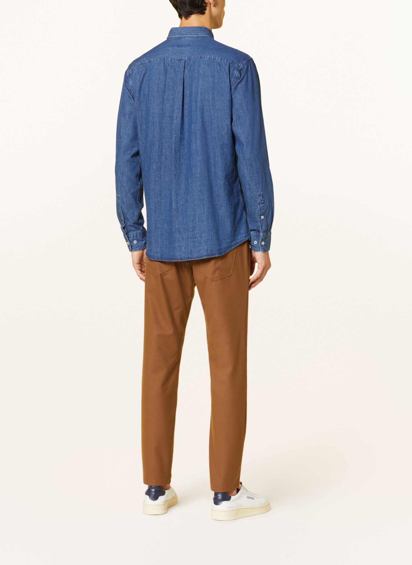 FYNCH-HATTON Denim shirt slim fit, Color: 603 wave (Image 3)