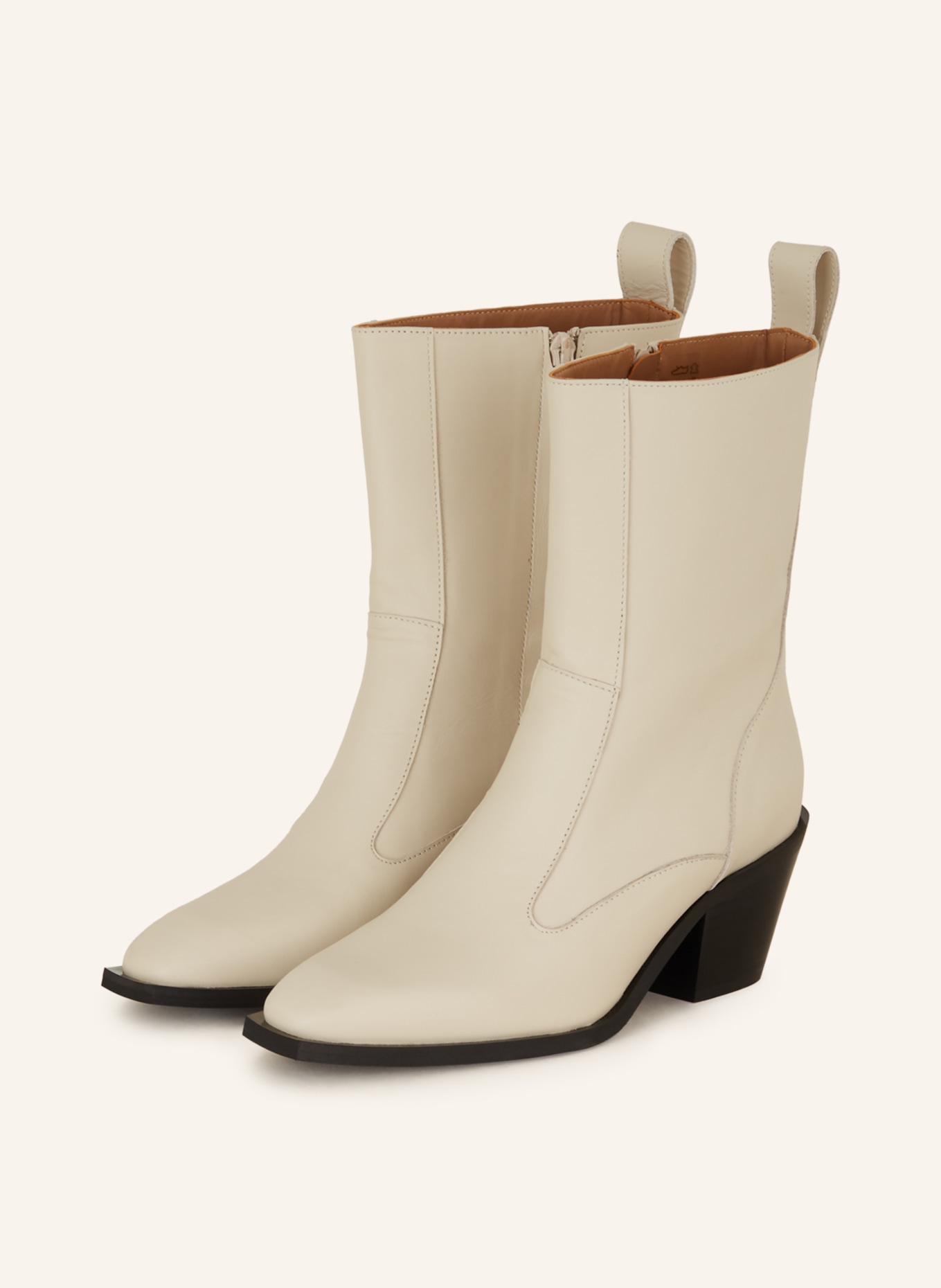Flattered Ankle boots CHER, Color: CREAM (Image 1)
