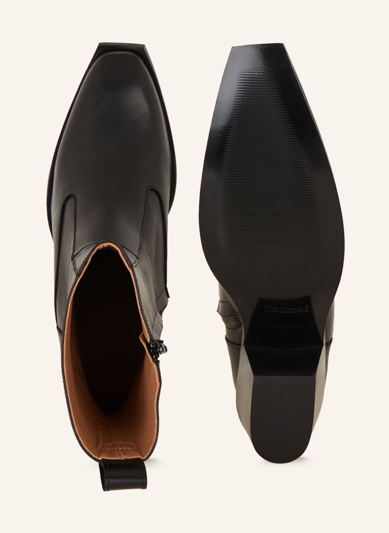 Flattered Stiefeletten CHER: SCHWARZ