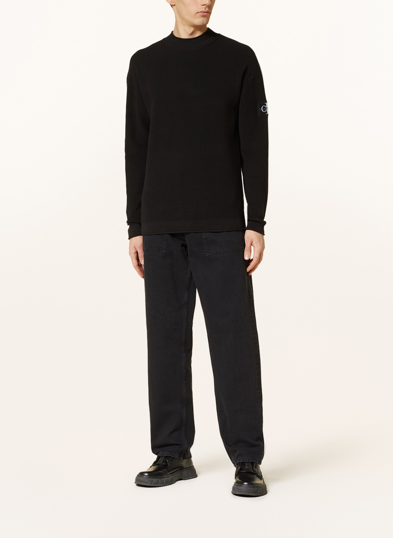 Calvin Klein Jeans Sweter, Kolor: CZARNY (Obrazek 2)