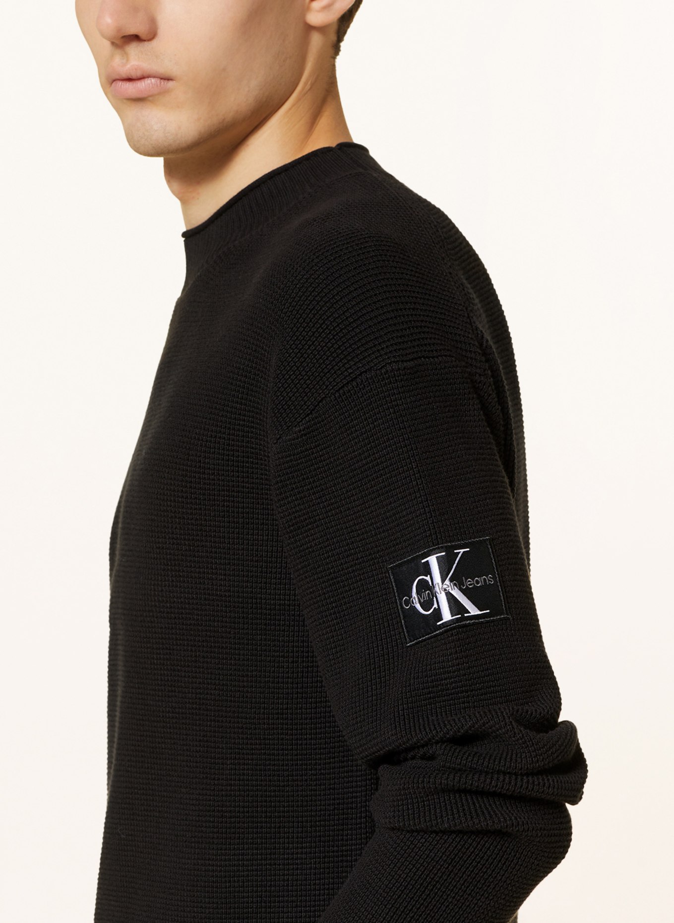 Calvin Klein Jeans Sweter, Kolor: CZARNY (Obrazek 4)