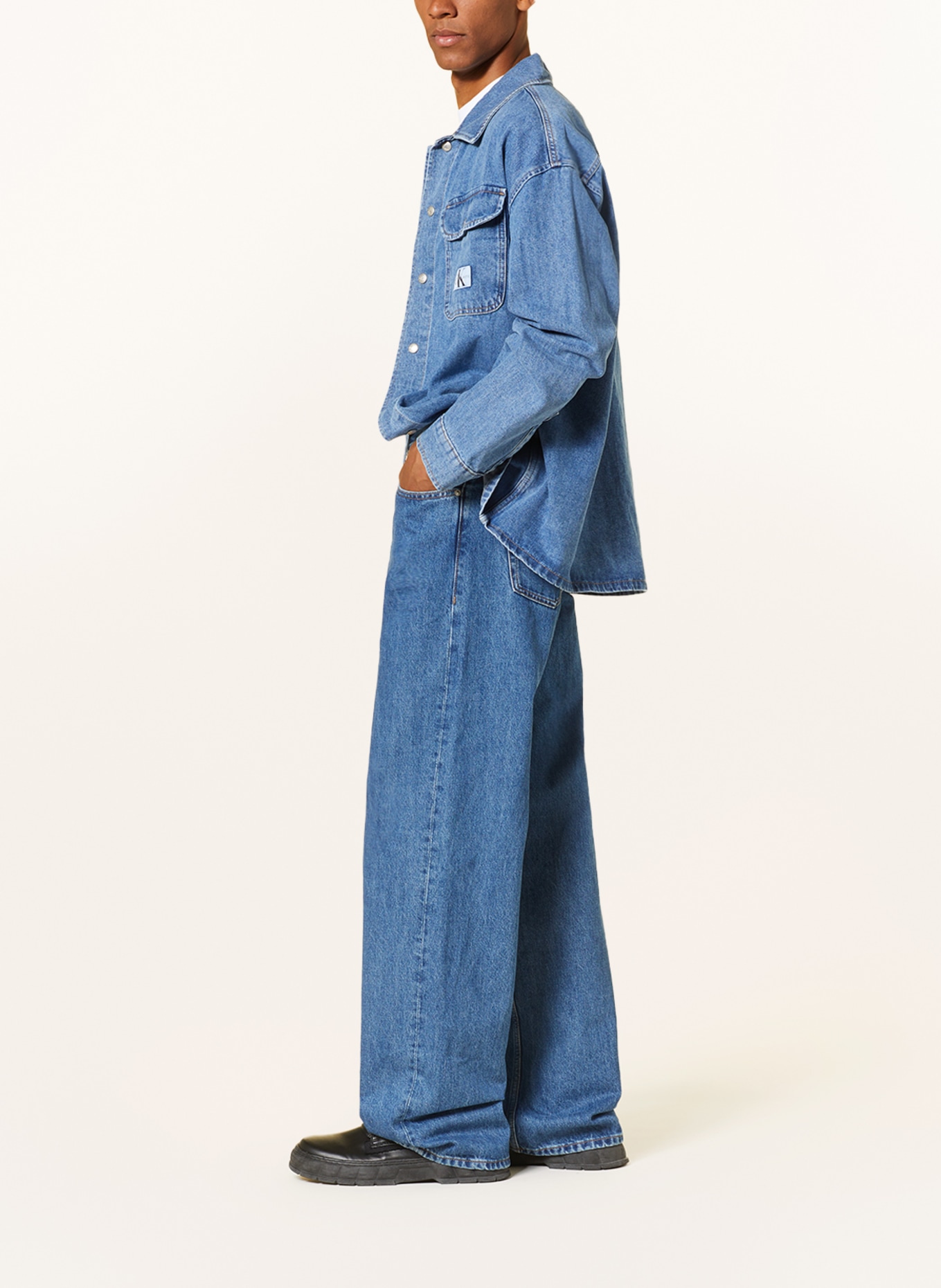 Calvin Klein Jeans Jeans Loose Fit, Farbe: 1A4 DENIM MEDIUM (Bild 4)