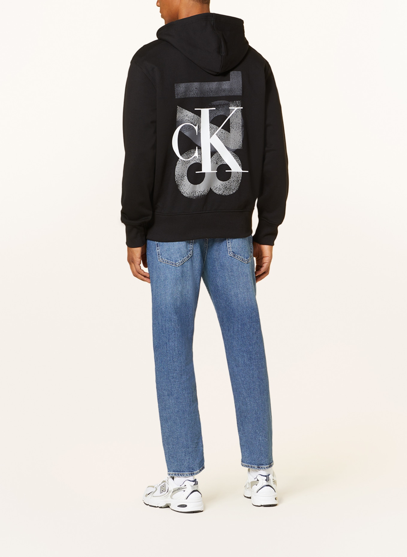 Calvin Klein Jeans Jeansy DAD slim tapered fit, Kolor: 1BJ DENIM DARK (Obrazek 3)