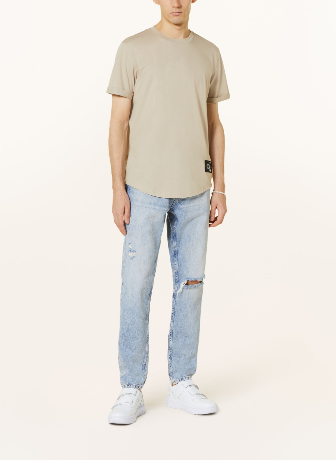 Calvin Klein Jeans T-Shirt, Farbe: TAUPE (Bild 2)