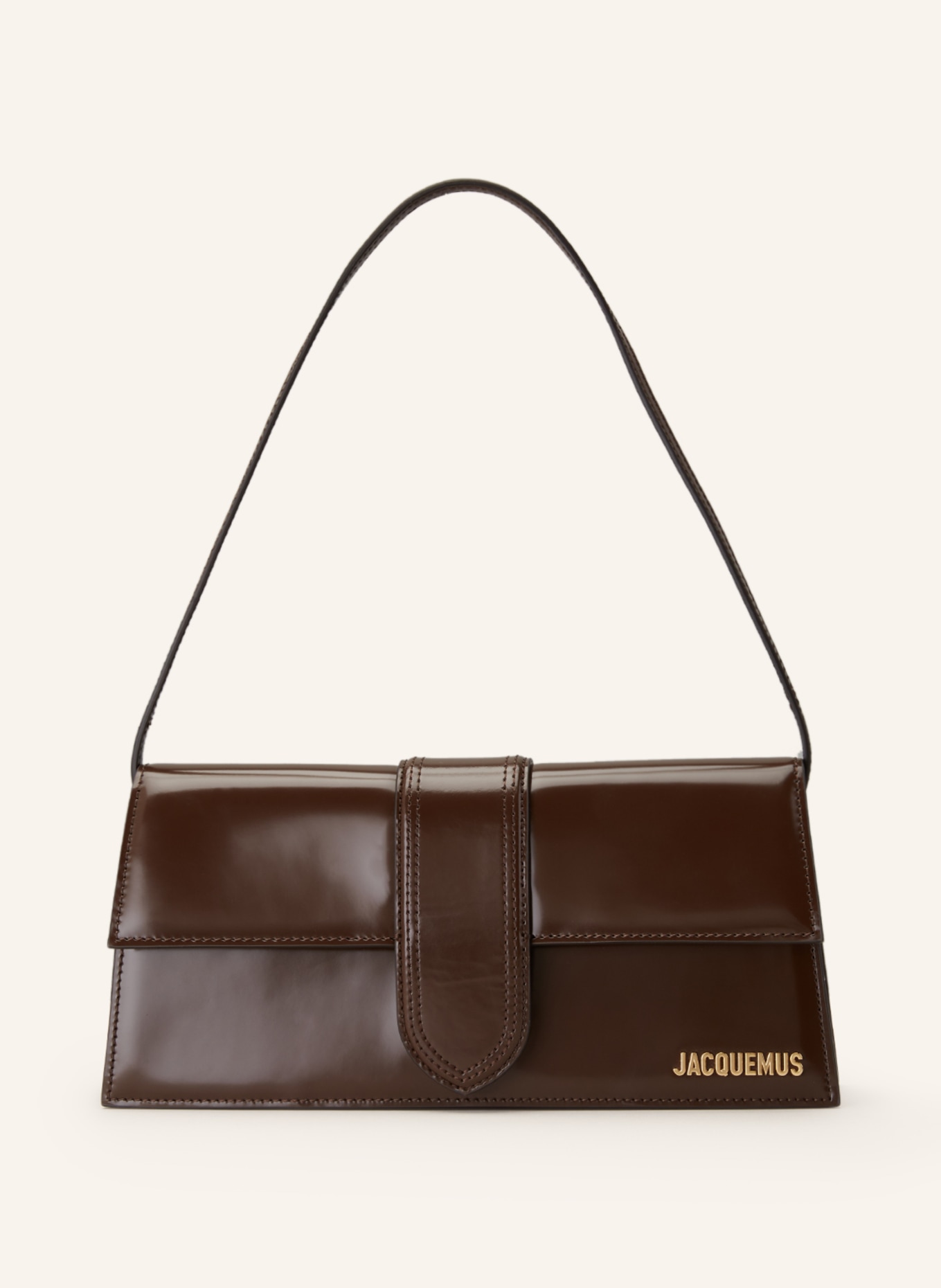 JACQUEMUS Crossbody bag LE BAMBINO LONG, Color: BROWN (Image 1)