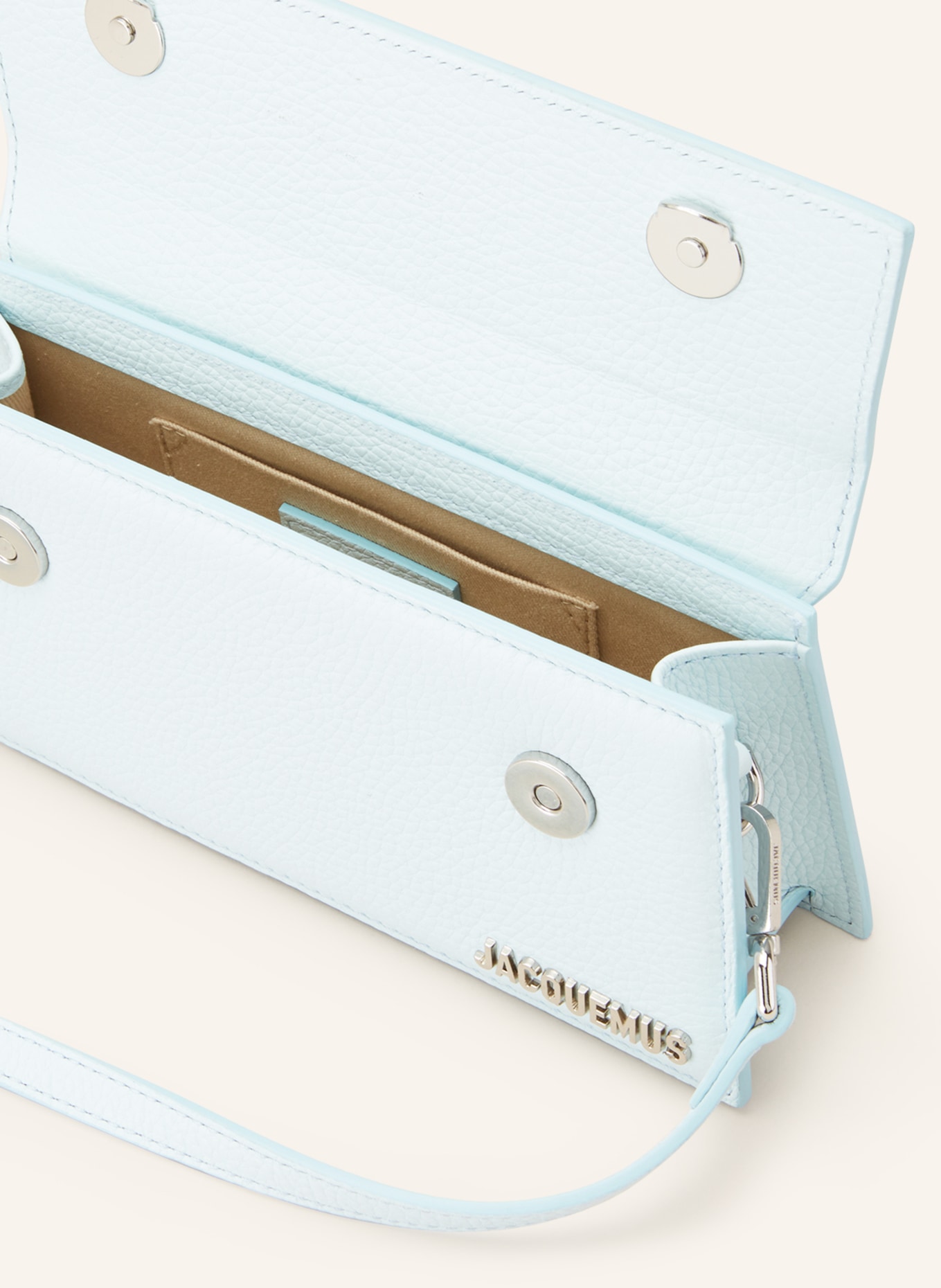 JACQUEMUS Handbag LE CHIQUITO LONG, Color: LIGHT BLUE (Image 3)