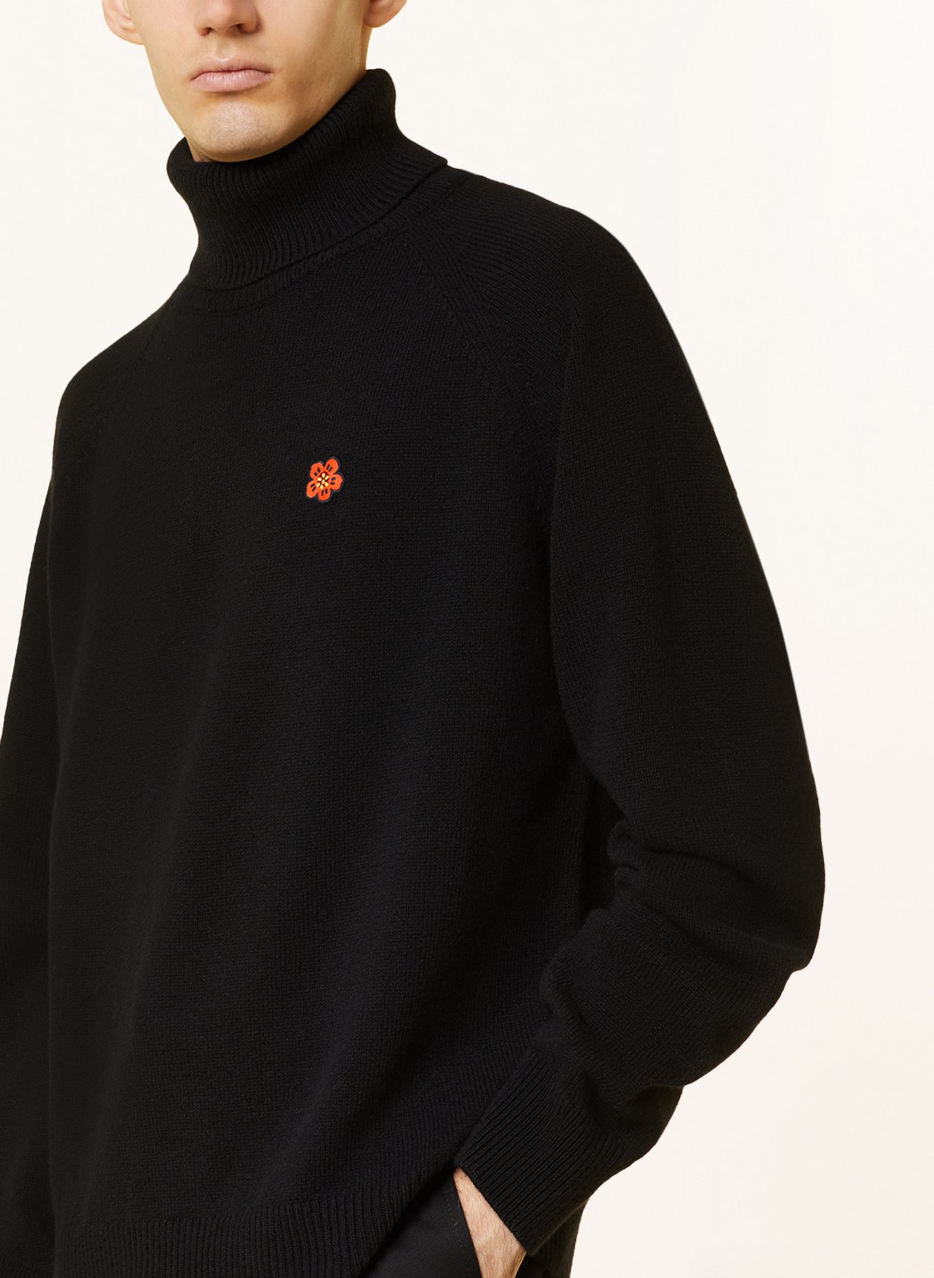 KENZO Turtleneck sweater, Color: BLACK (Image 4)
